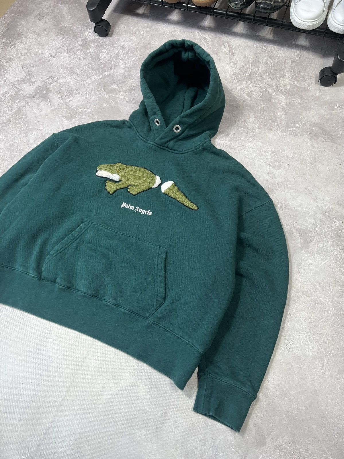 Palm Angels Palm Angels Crocodile Hoodie Size M / US 6-8 / IT 42-44 - 3 Thumbnail