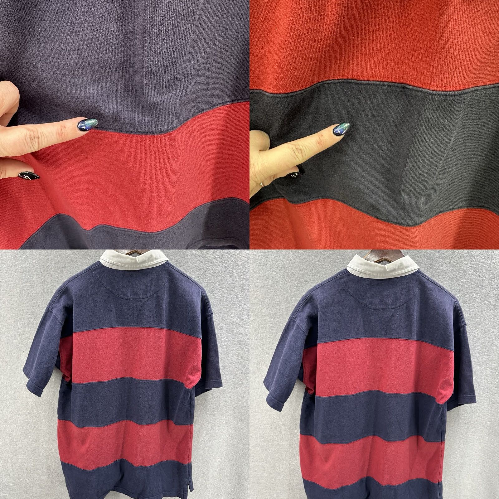 Vintage Vintage Britches Rugby Polo Shirt Men Small Blue 90s Preppy Casual Activewear Size US S / EU 44-46 / 1 - 8 Thumbnail