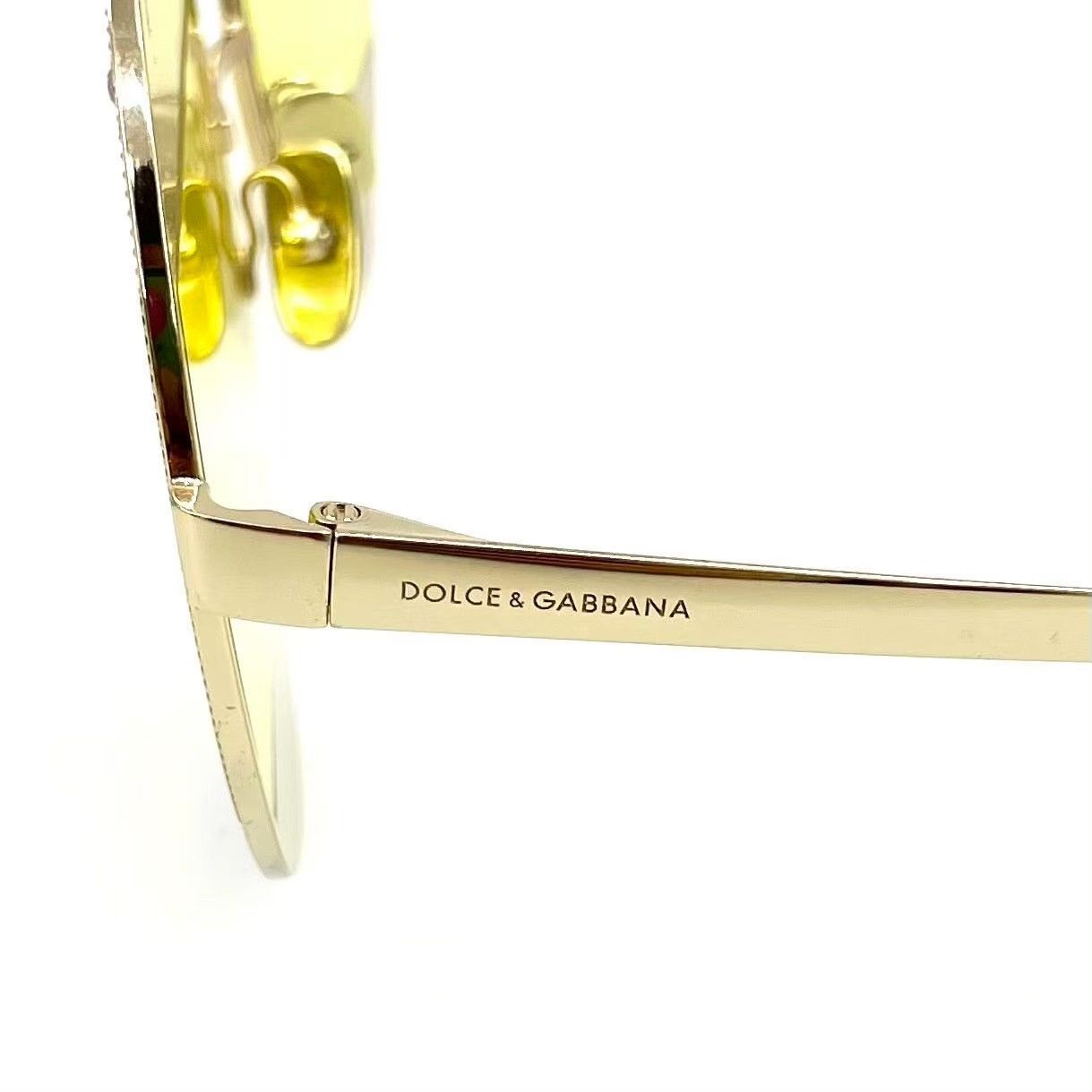 Dolce & Gabbana Dolce & Gabbana DG2209B gold oval metal sunglasses Size ONE SIZE - 6 Thumbnail