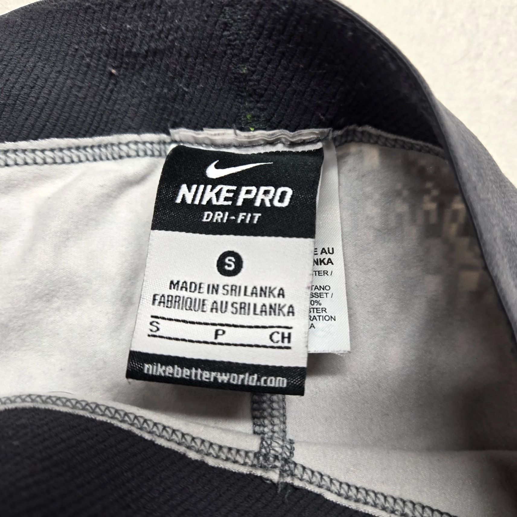 Nike Nike Pro Gym Pants Women Leggings Skinny Gray Small S Adult Size 28" / US 6 / IT 42 - 3 Thumbnail