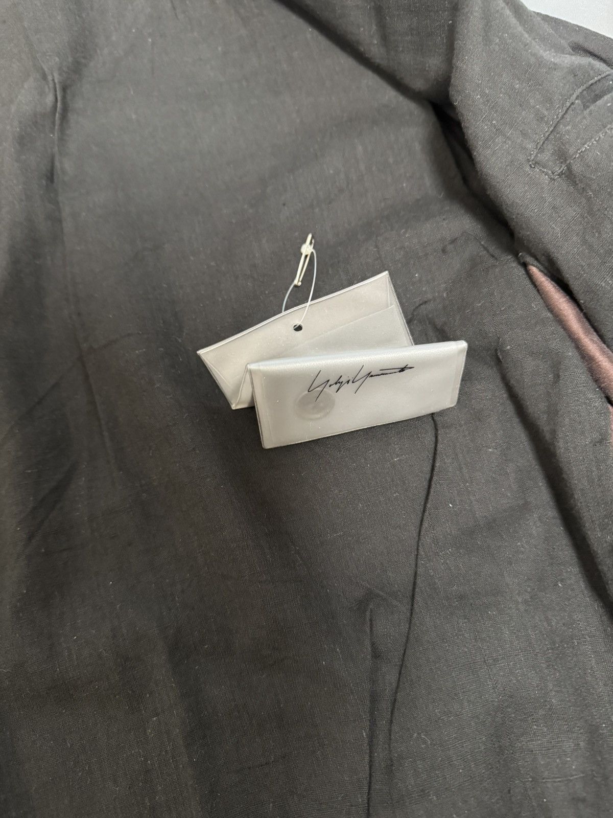 Yohji Yamamoto Yohji Yamamoto Pour Homme SS2001 Lamb Leather Varsity Jkt Size US M / EU 48-50 / 2 - 14 Thumbnail
