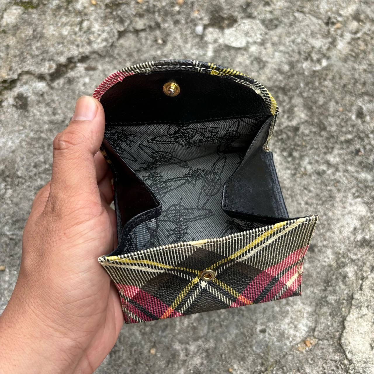 Vivienne Westwood Vivienne Westwood Derby Orb Tartan Wallet Bag Size ONE SIZE - 8 Thumbnail