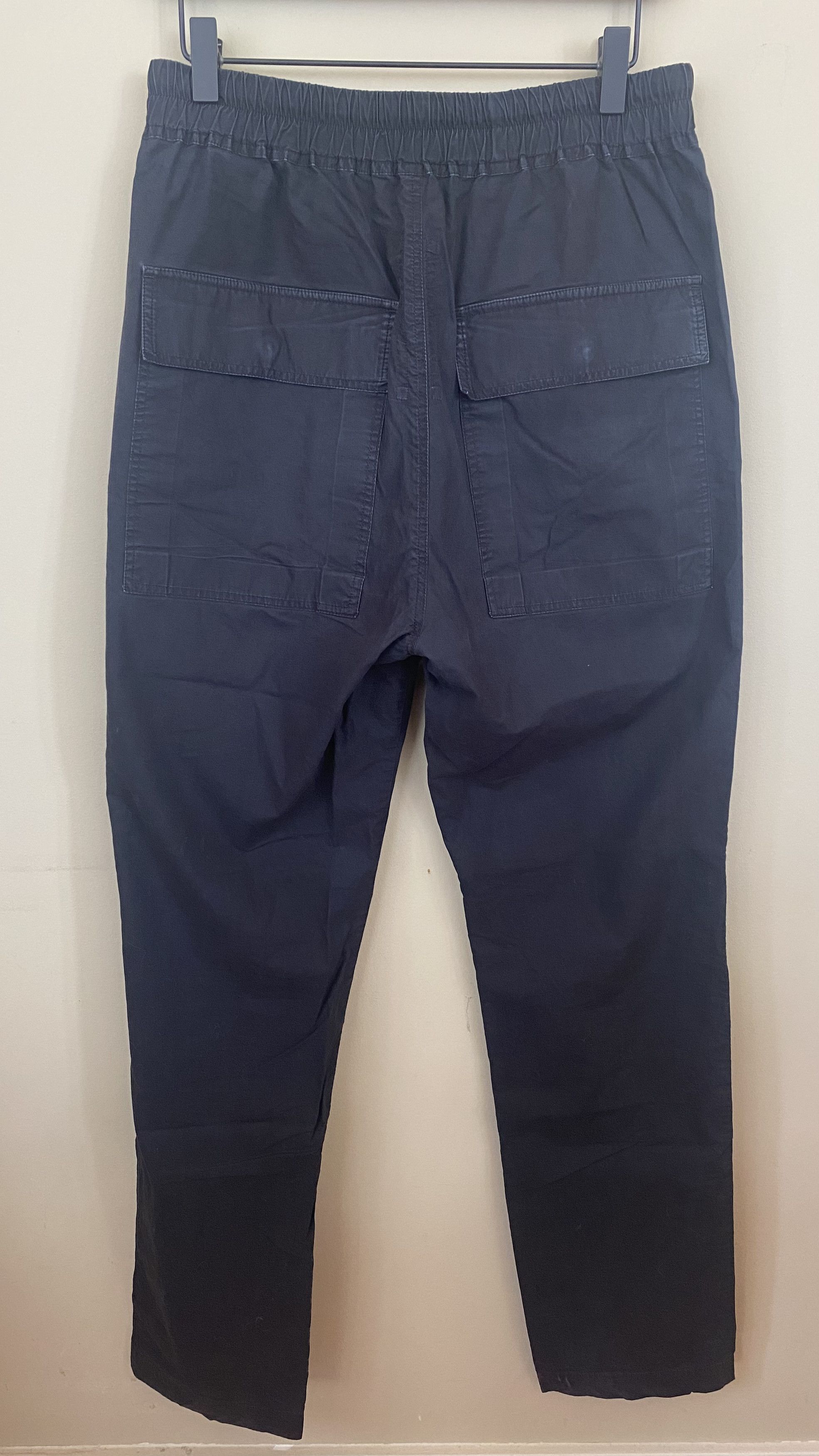 Rick Owens Rick Owens Drawstring Slim Poplin Astaires Long Pant Black Size US 36 / EU 52 - 3 Thumbnail