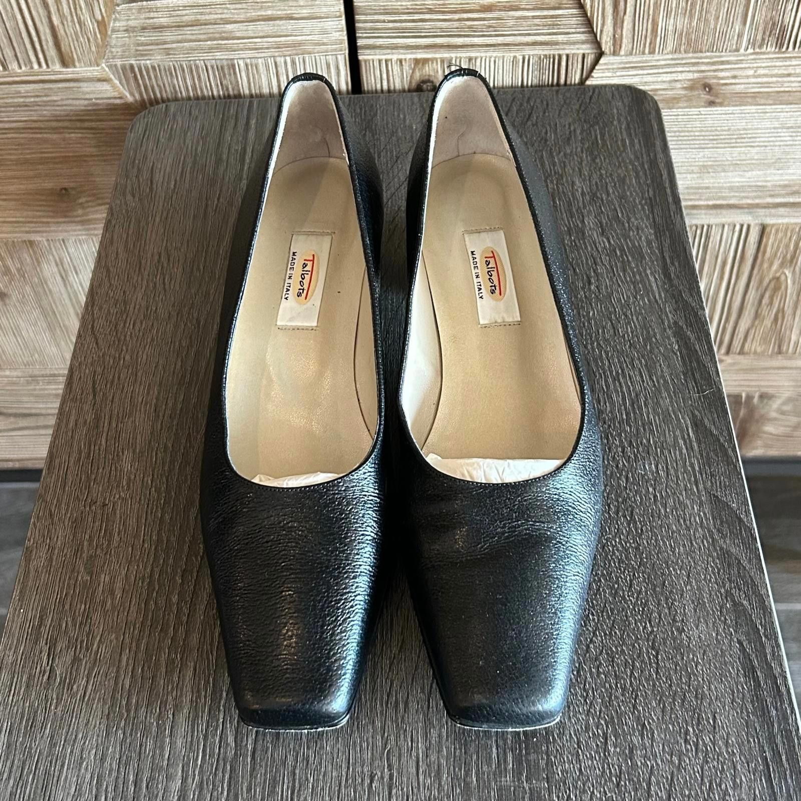 Other Talbots Black Leather Low Pumps Womens Size 8 N Size US 8 / IT 38 - 2 Thumbnail