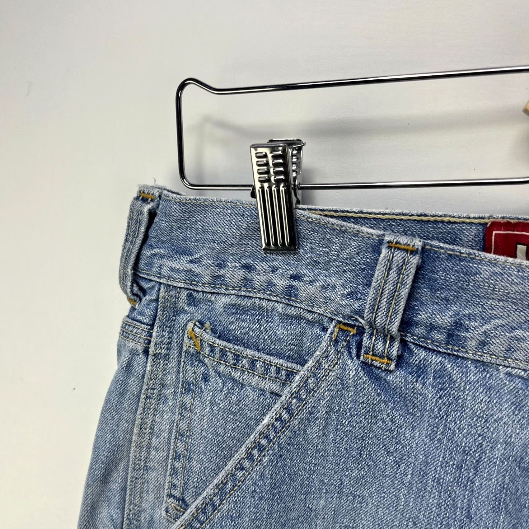 Levi's VINTAGE Levi's Light Wash Loose Carpenter Denim Jean Shorts 32 Mens 90s Hip Hop Movie Size US 32 / EU 48 - 7 Thumbnail