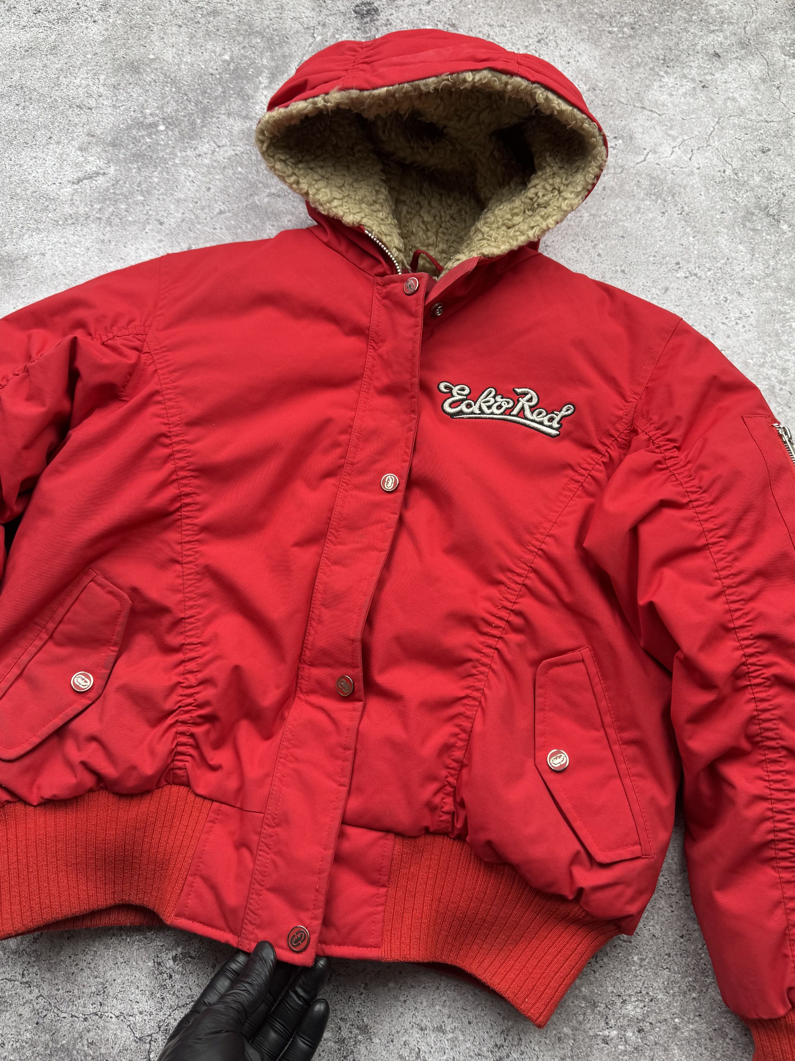 Ecko Unltd. Ecko Vintage Cropped Bomber C594(V257) Size US M / EU 48-50 / 2 - 5 Thumbnail
