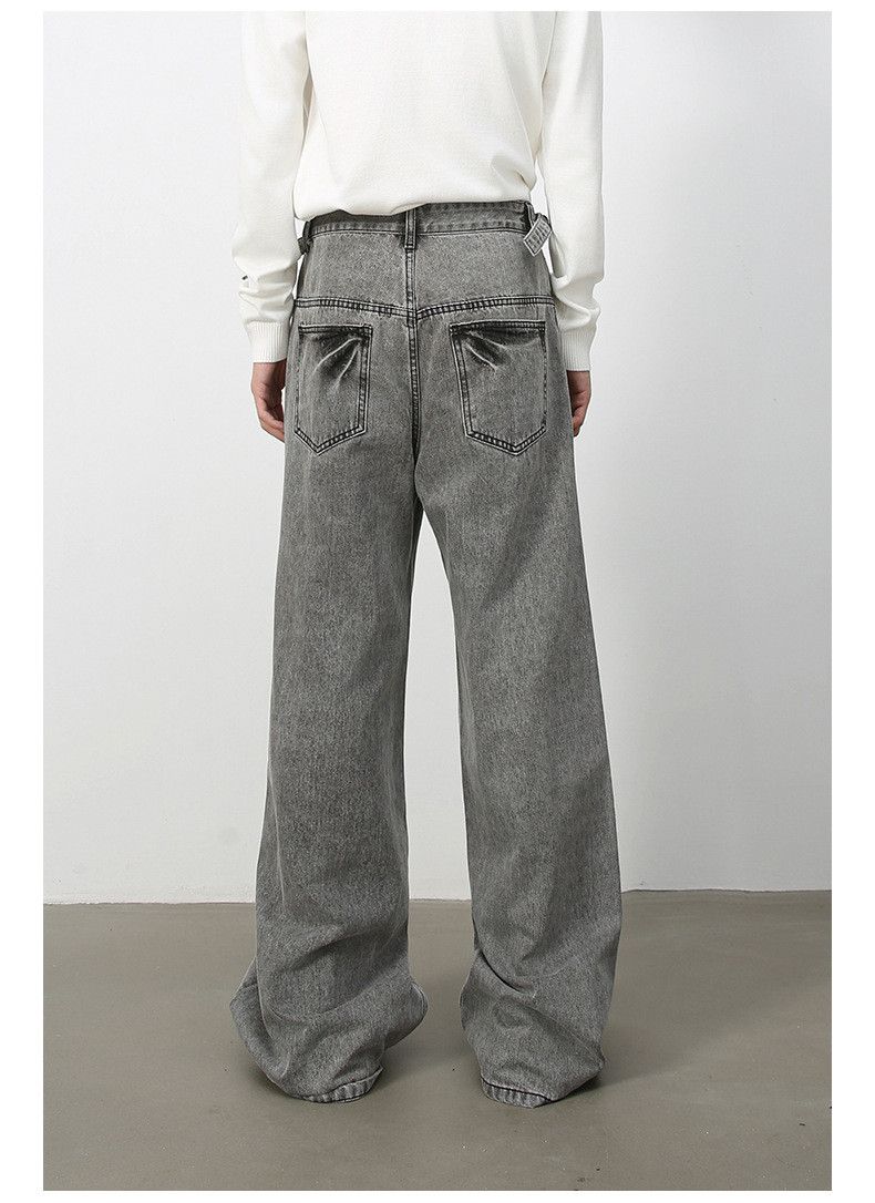 Japanese Brand × Jean Men's American retro straight wide-leg loose jeans Size US 32 / EU 48 - 7 Thumbnail