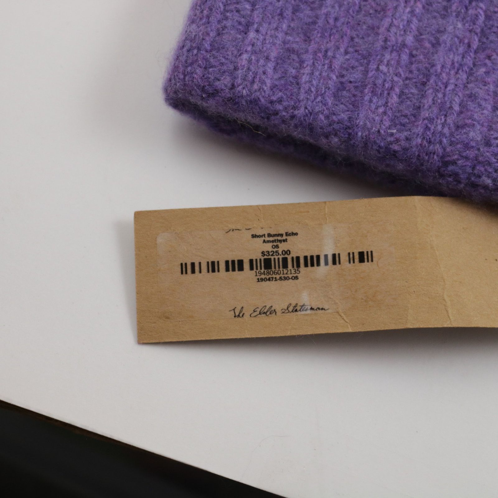 The Elder Statesman The Elder Statesman Cashmere Short Bunny Echo Beanie Hat New Size ONE SIZE - 2 Thumbnail