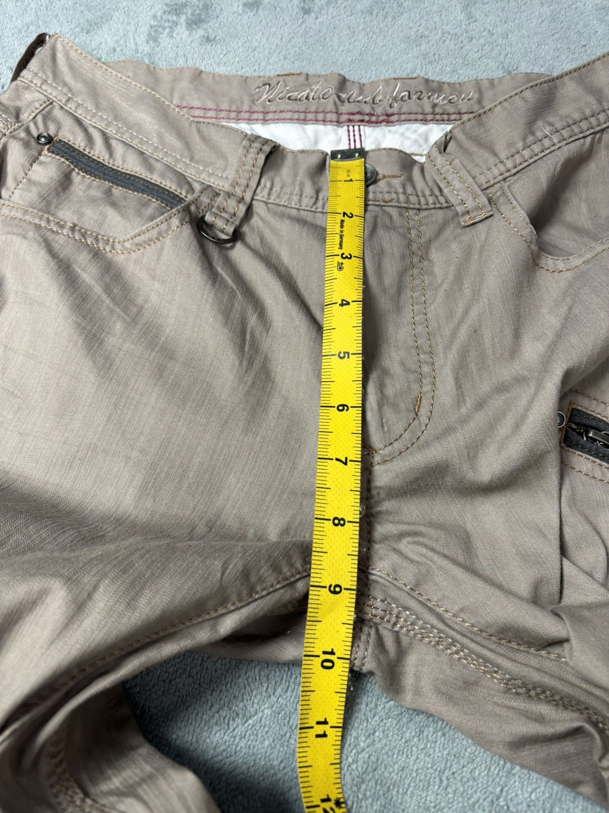 Japanese Brand Nicole Club Men Zipper Flared Pants. S0152 Size US 29 - 10 Thumbnail