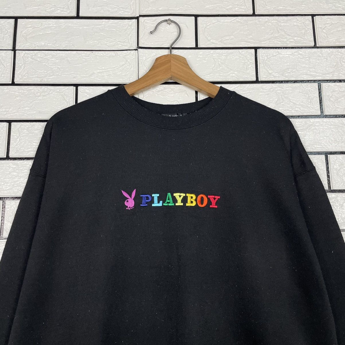 Playboy Playboy Big Logo Crewneck Sweatshirt Size US L / EU 52-54 / 3 - 2 Thumbnail