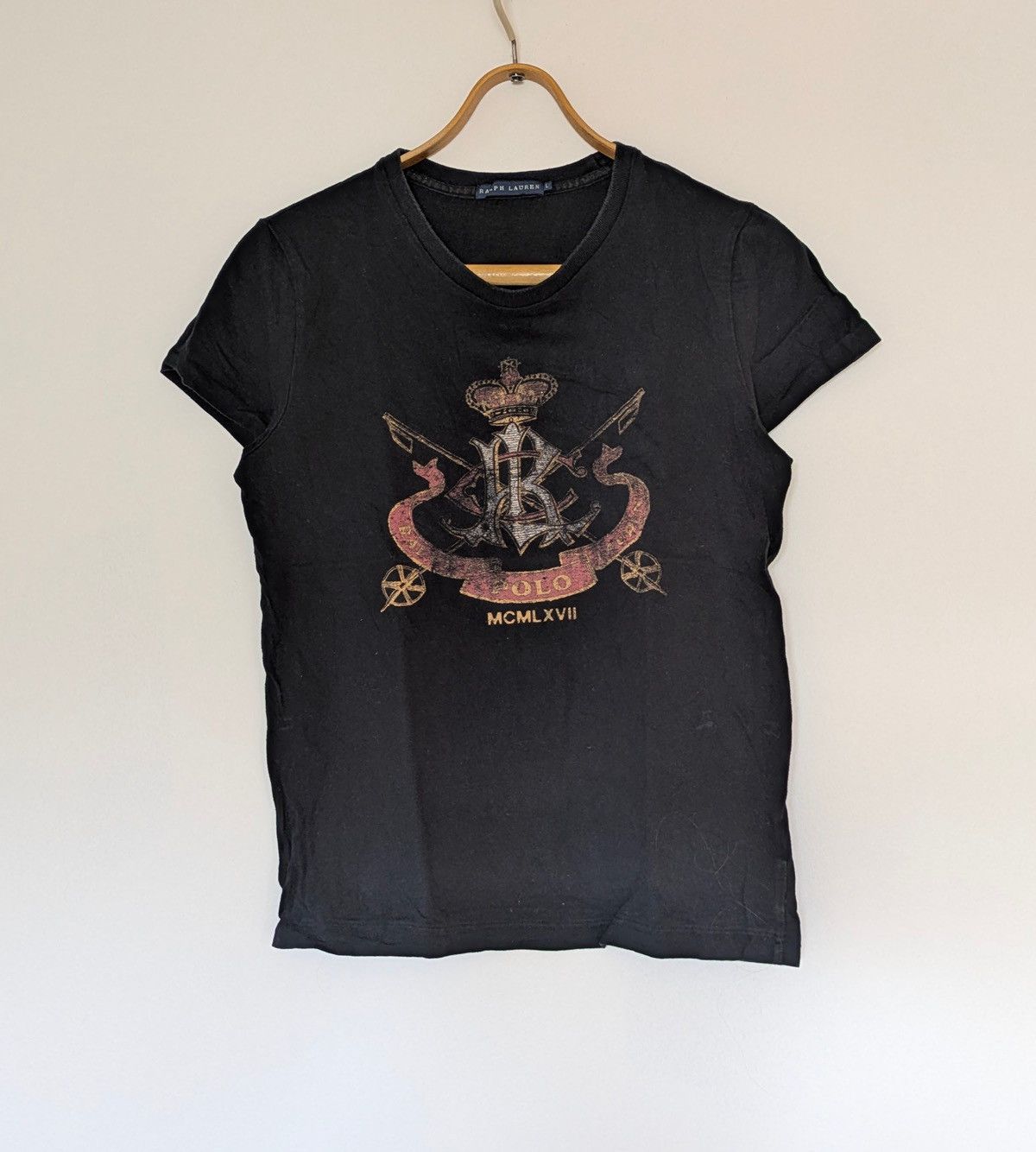 Ralph Lauren 🖤 Ralph Lauren Women’s T-Shirt – Size L Size L / US 10 / IT 46 - 1 Thumbnail