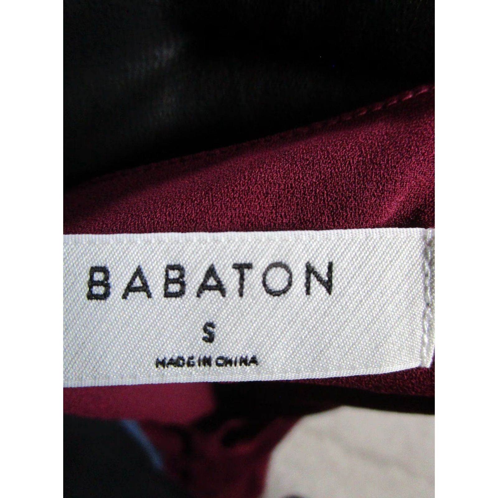 Vintage Babaton Tank Top Womens Small Red V-Neck Pullover Cropped Sleeveless Polyester Shirt Cup? Size S / US 4 / IT 40 - 3 Thumbnail