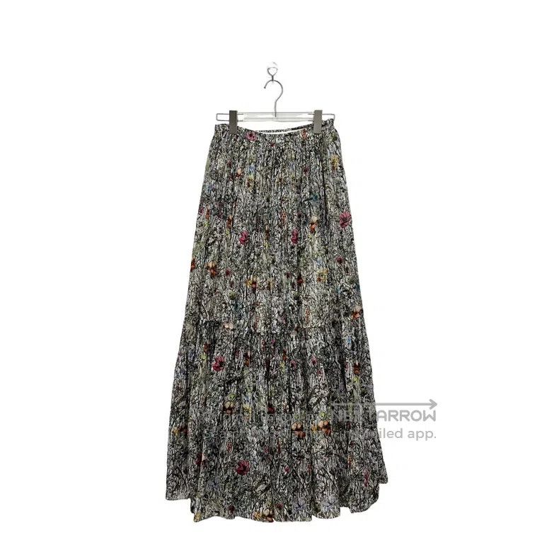 Dior Dior Floral high-waisted skirt Size 24" / US 00 / IT 34 - 2 Thumbnail