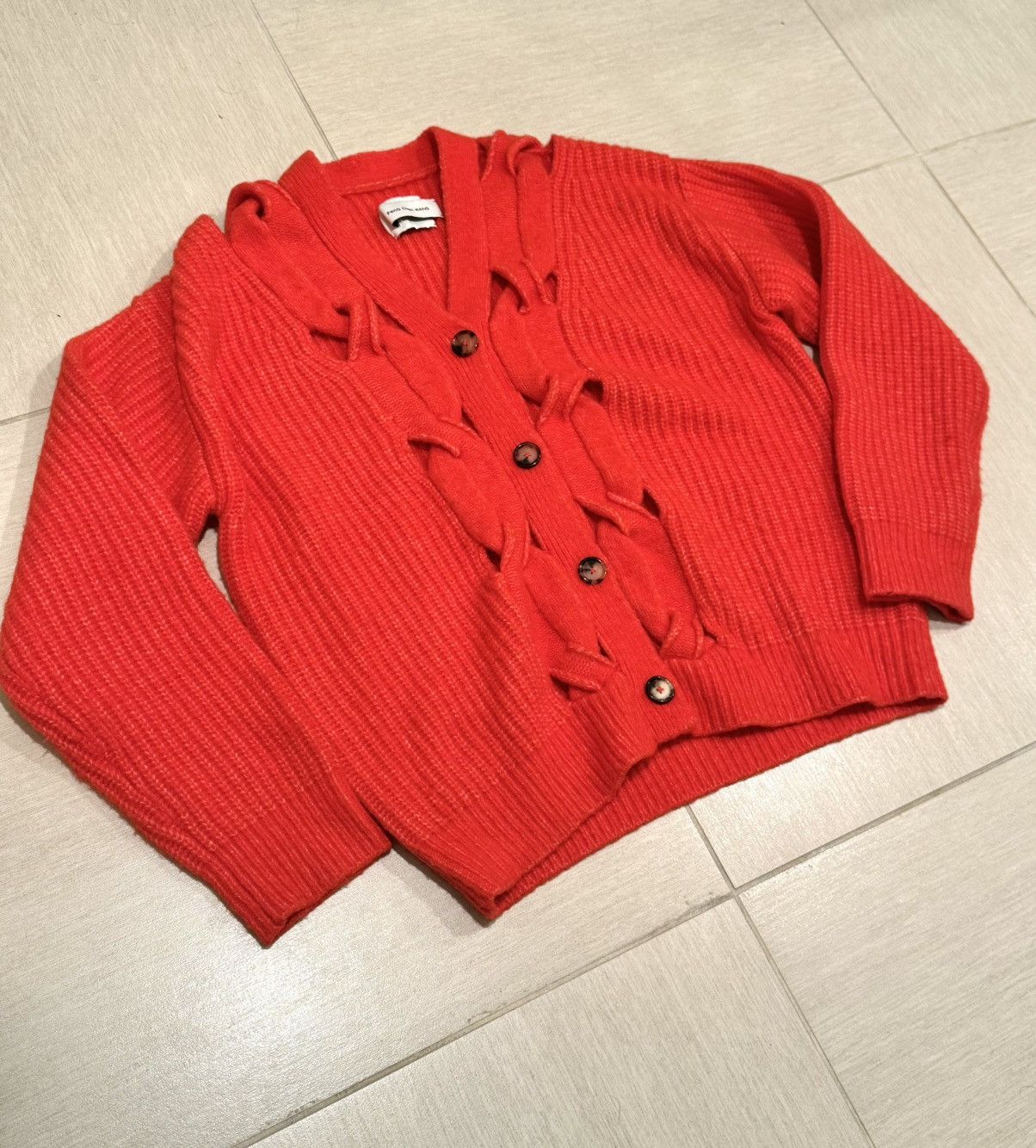 Feng Chen Wang orange wool cardigan Feng chen wang S unisex Size S / US 4 / IT 40 - 10 Thumbnail