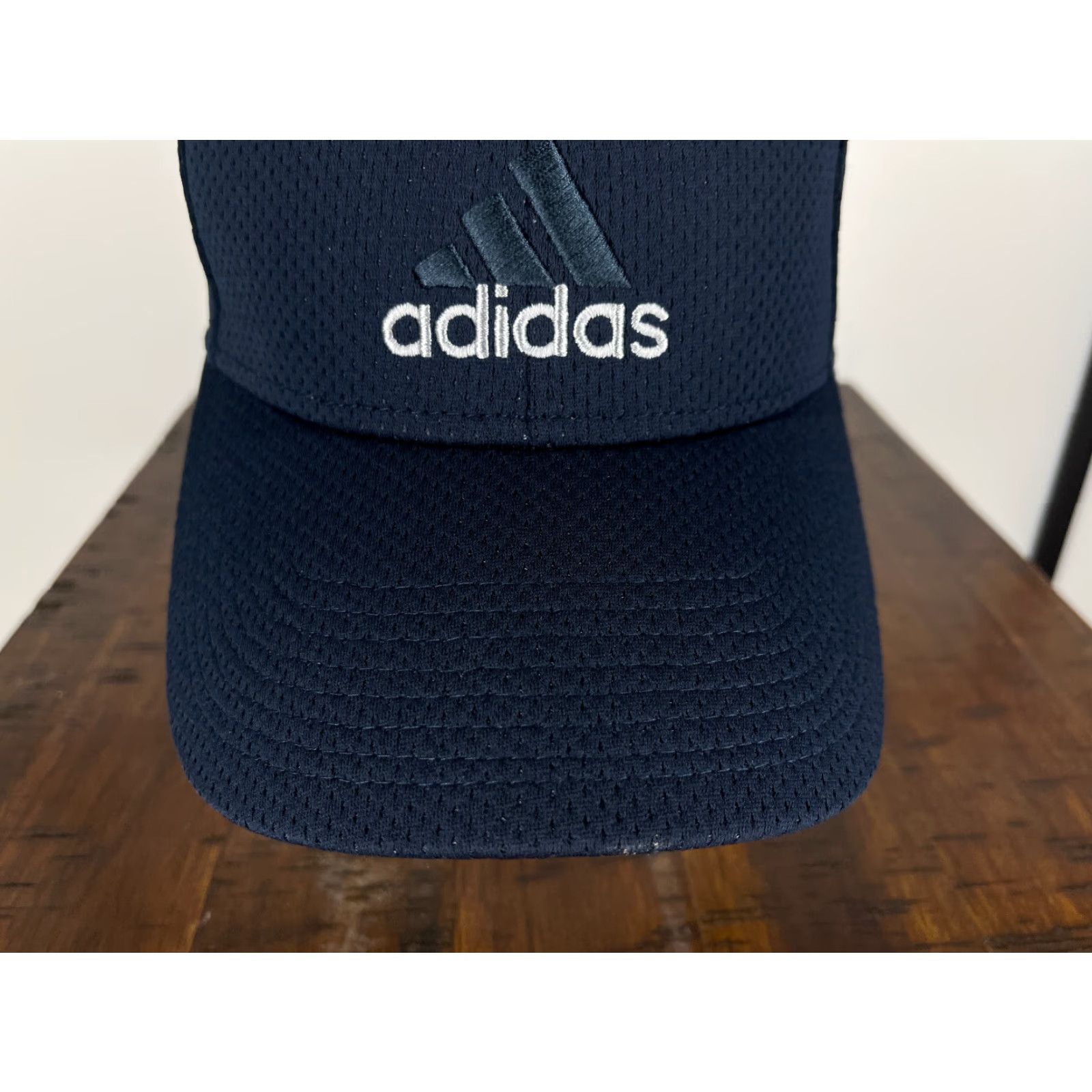 Adidas adidas Hat Cap Fitted Adult One Size Blue Cotton Polyester Blend Climalite Golf Hats Mens Adjustable Breathable Lightweight Casual Sports 90s Size ONE SIZE - 3 Thumbnail