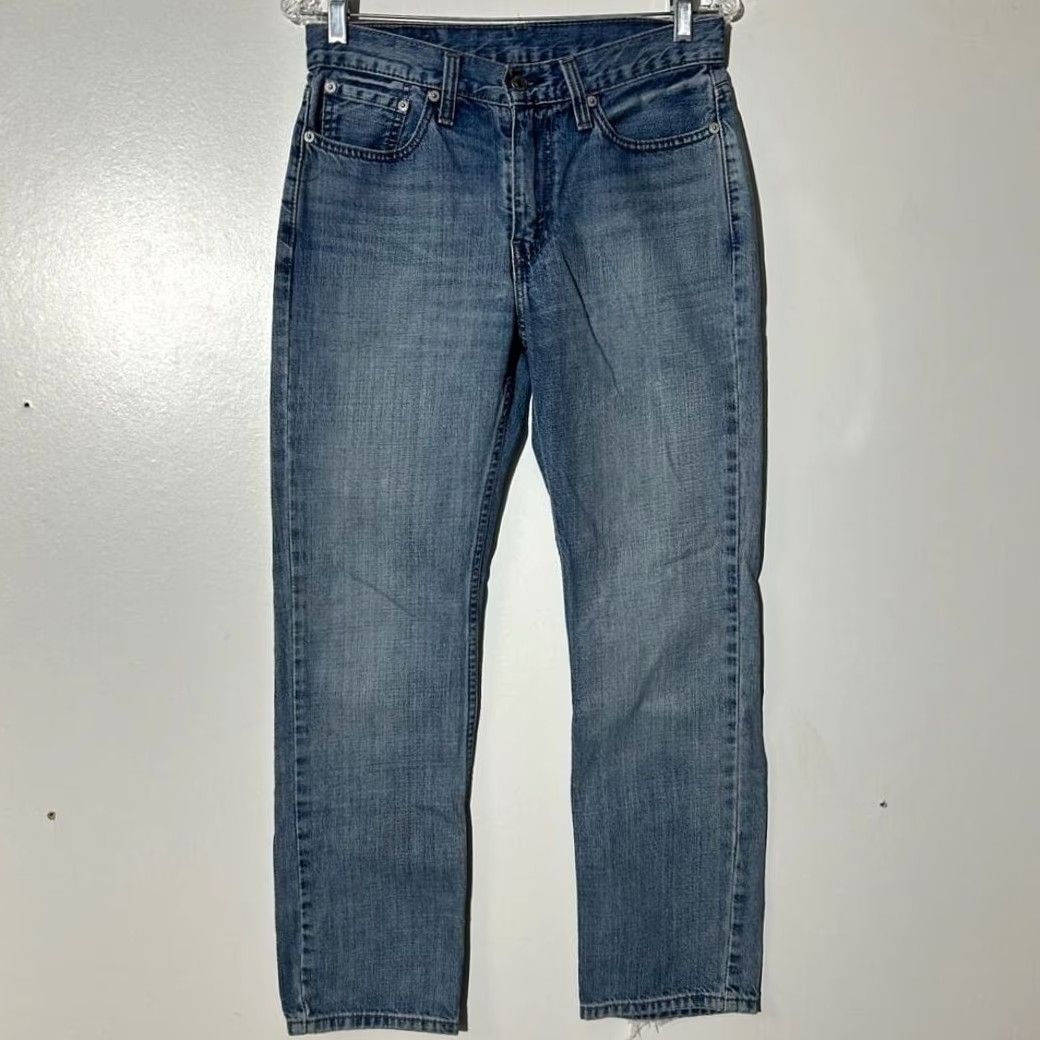 Levi's Levi's Jeans Mens Size 29x30 Blue Denim 5-pocket Straight Leg Casual Denim Jeans Mens 29x30 Blue Straight 5-pocket Levi's Jeans Size US 29 - 2 Thumbnail