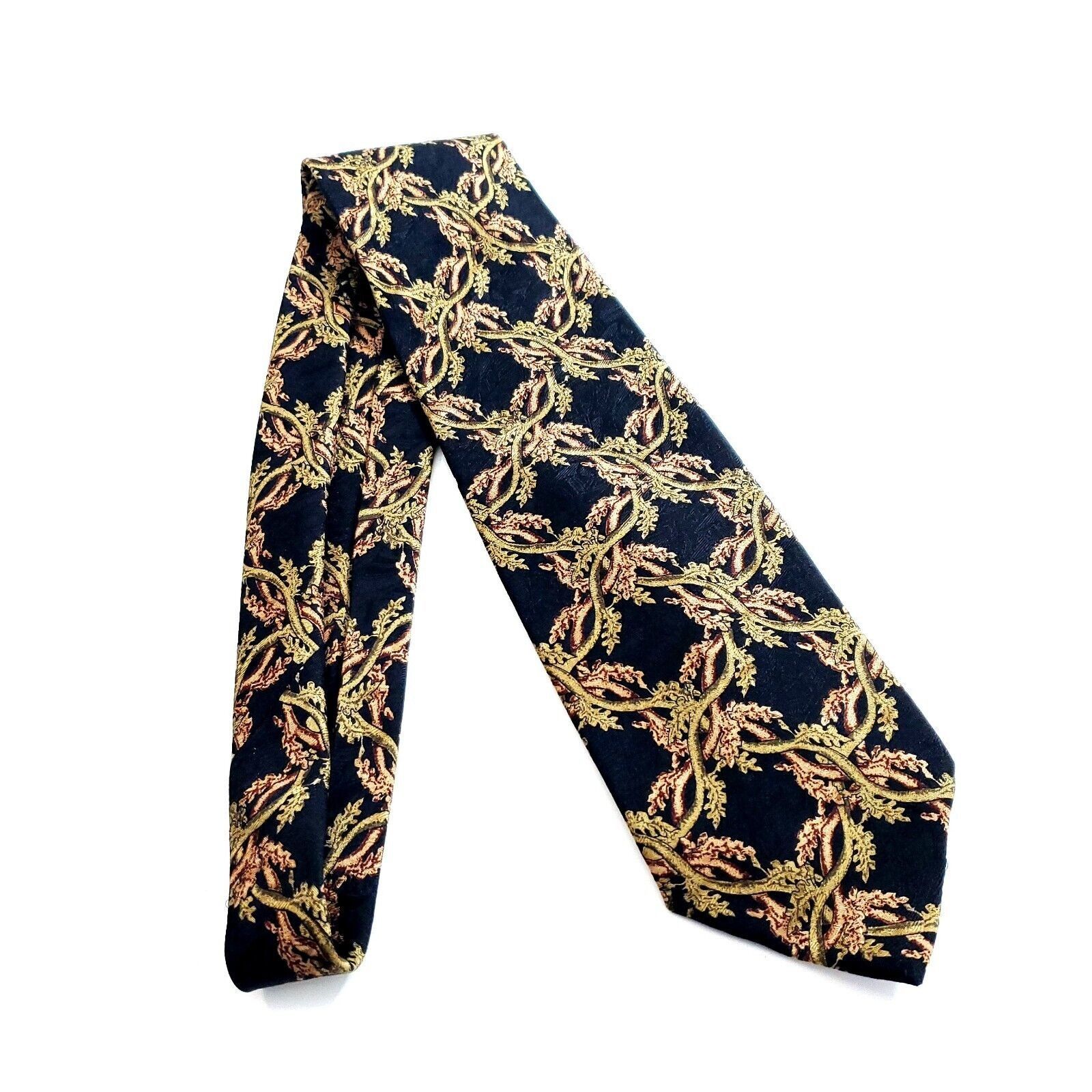 XMI Platinum XMI Nordstrom Black Tan Brown Floral Jacquard Print Short Wi Size ONE SIZE - 6 Thumbnail