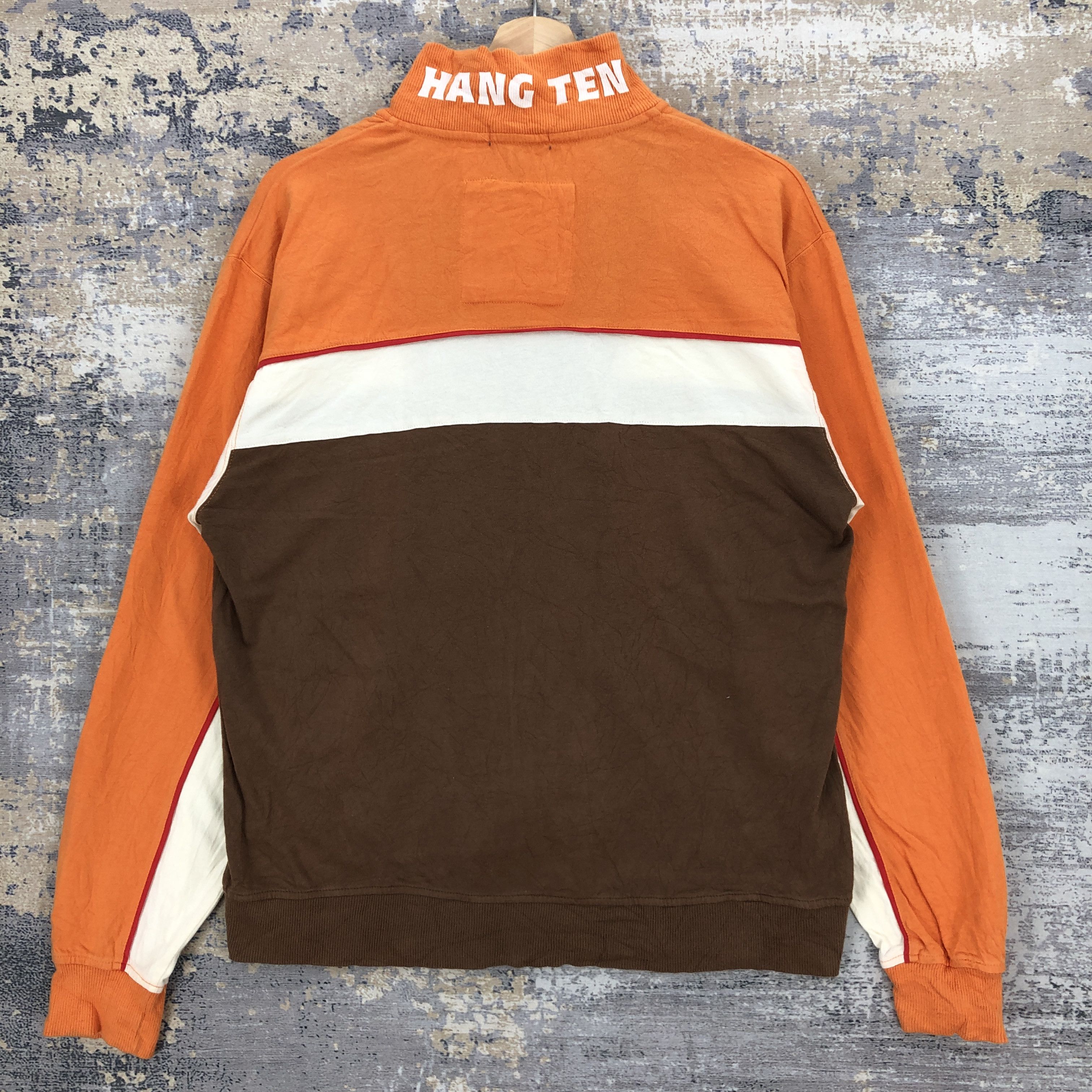 Hang Ten Vintage Hang Ten Sweatshirt Zipper Surf Sweater Jumper Size US M / EU 48-50 / 2 - 2 Thumbnail