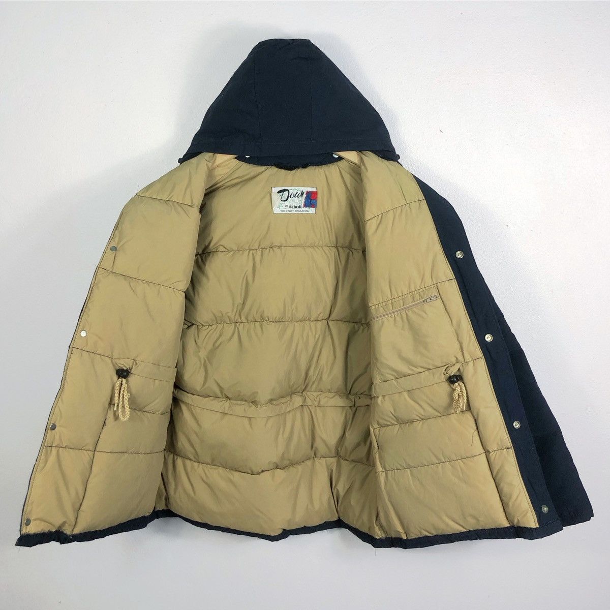 Schott Vtg Schott NYC Goose Down Puffer Hoodie Jacket Made in USA Size US L / EU 52-54 / 3 - 8 Thumbnail