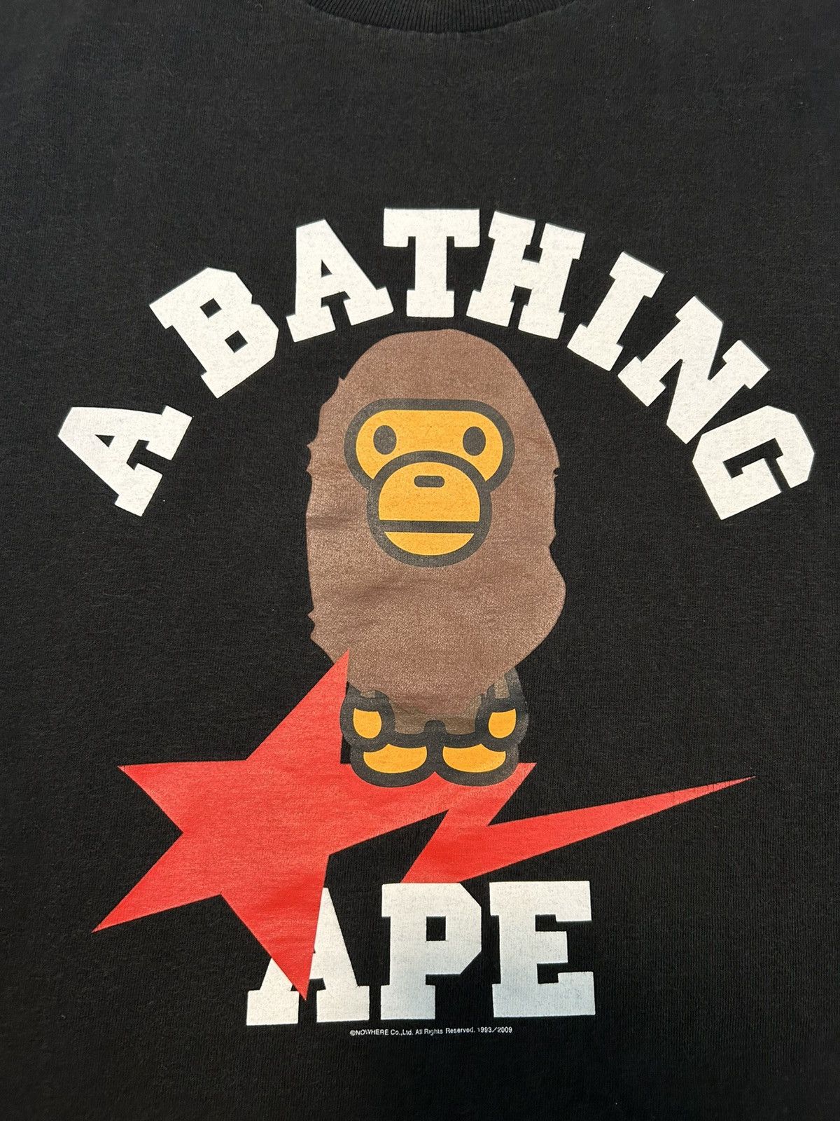 Bape Vintage 2009 Bape Baby Milo STA Lion College Logo Shirt Size US M / EU 48-50 / 2 - 5 Thumbnail