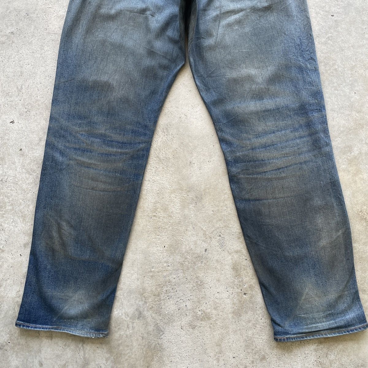 Levi's Vintage Clothing Levis 505 Big E Rusty Distressed Jeans Denim Pants W34 Size US 34 / EU 50 - 11 Thumbnail