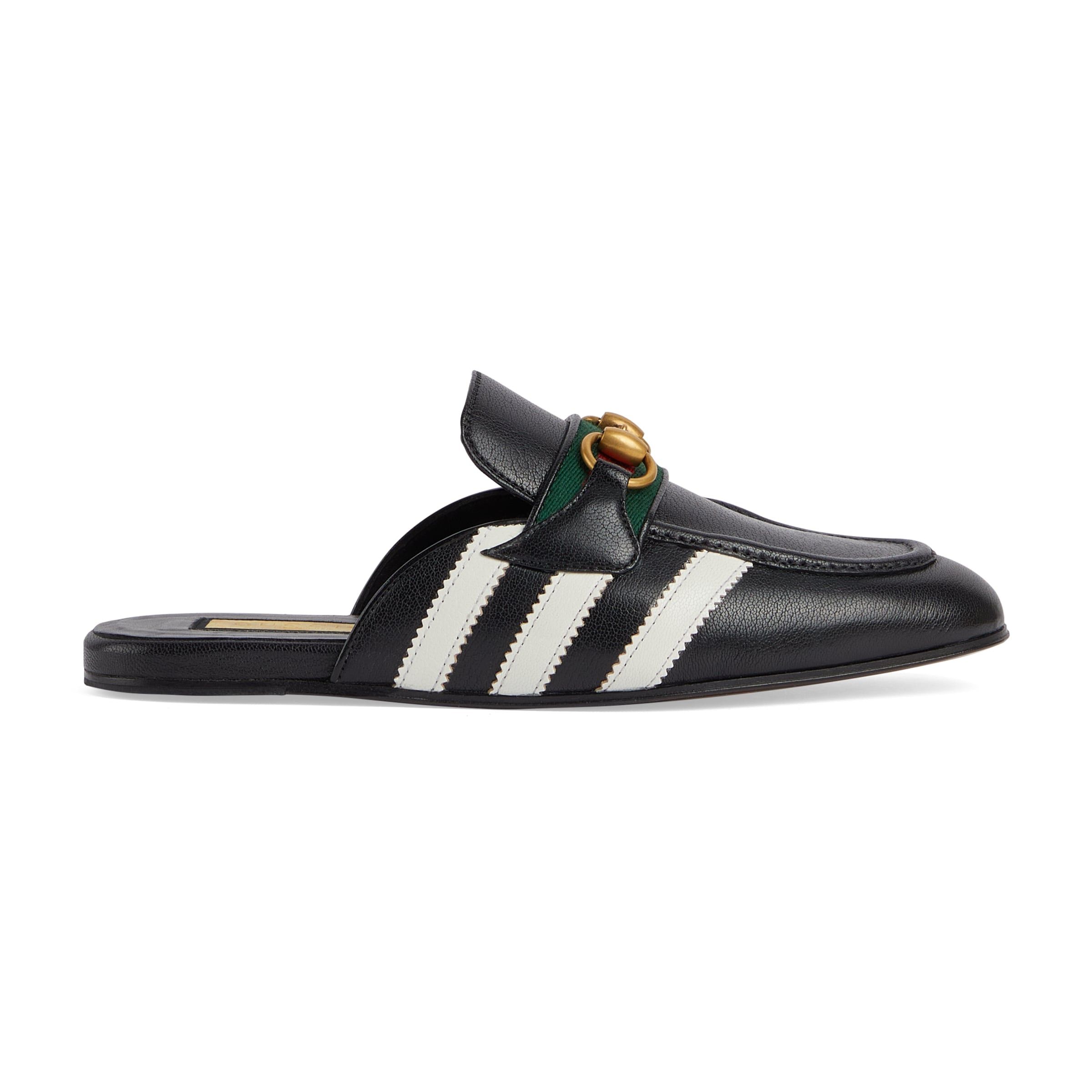 Gucci x Adidas Horsebit Web Slippers SIZE 36.5