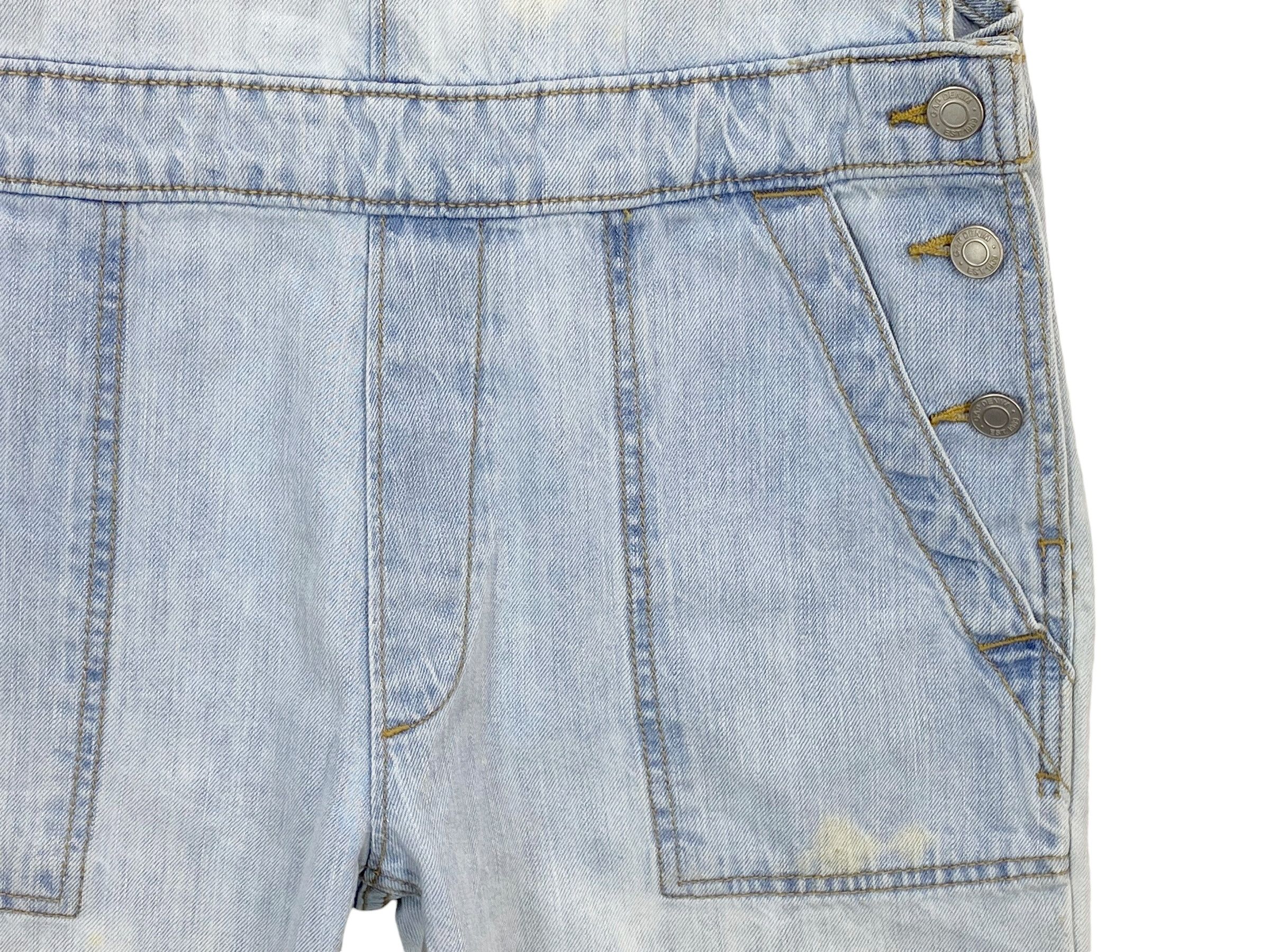 Big John × Vintage Gap Carpenter Light Wash Baker Pocket Bib Overalls Size US 33 - 9 Thumbnail