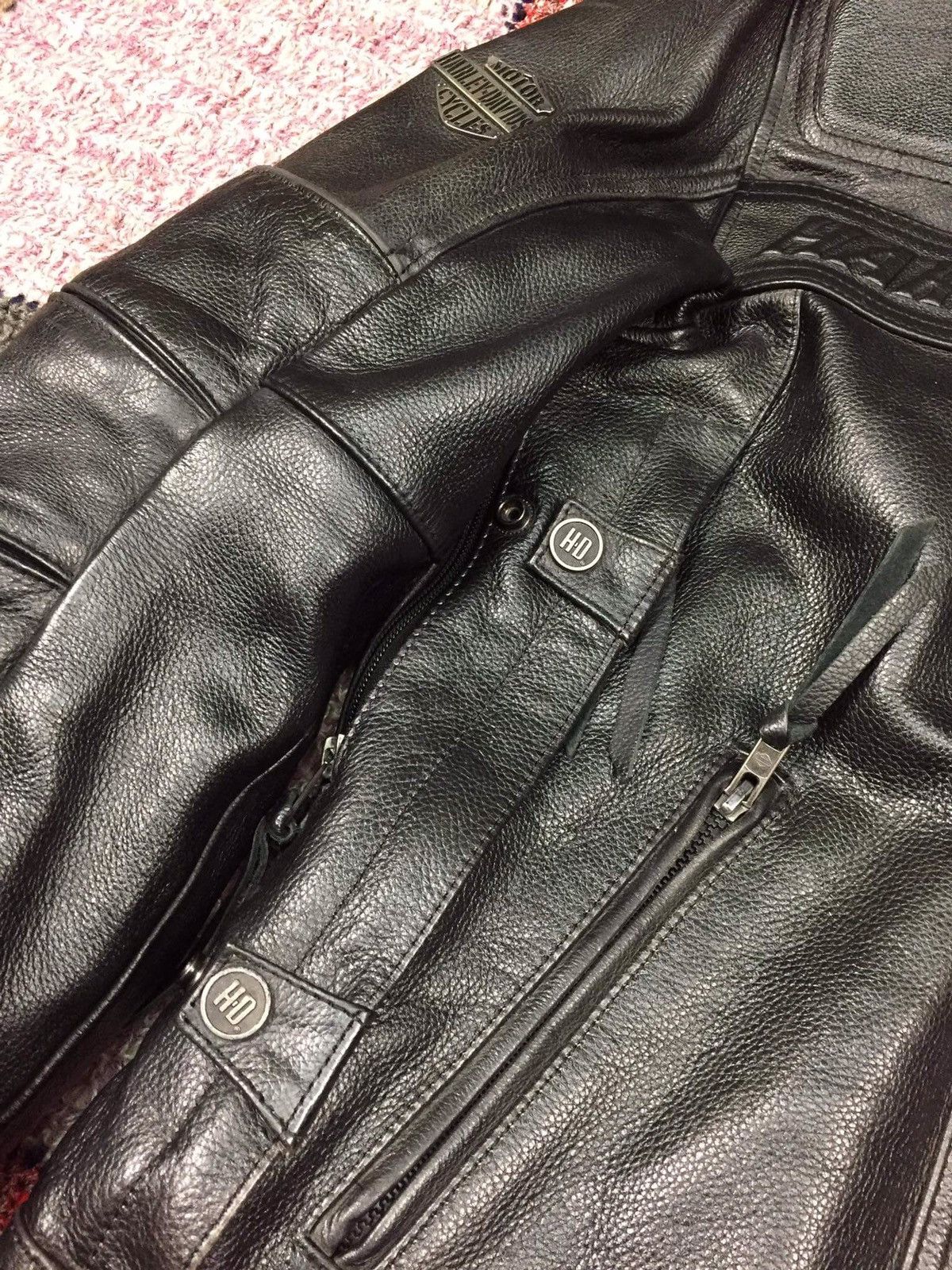 Harley Davidson Harley Davidson Black Leather Jacket Size US S / EU 44-46 / 1 - 5 Thumbnail