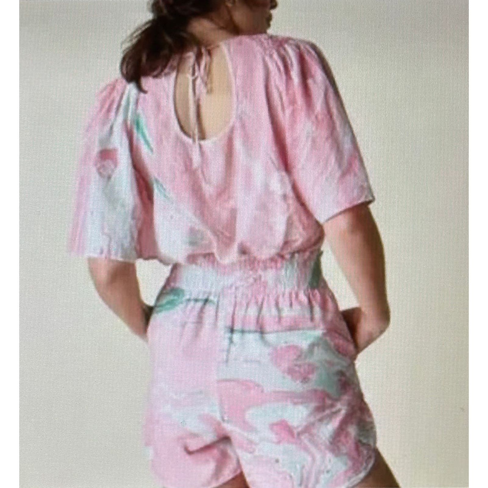 Other St Roche Bird Shorts - Pink Marbling - size M Size 29" - 4 Thumbnail