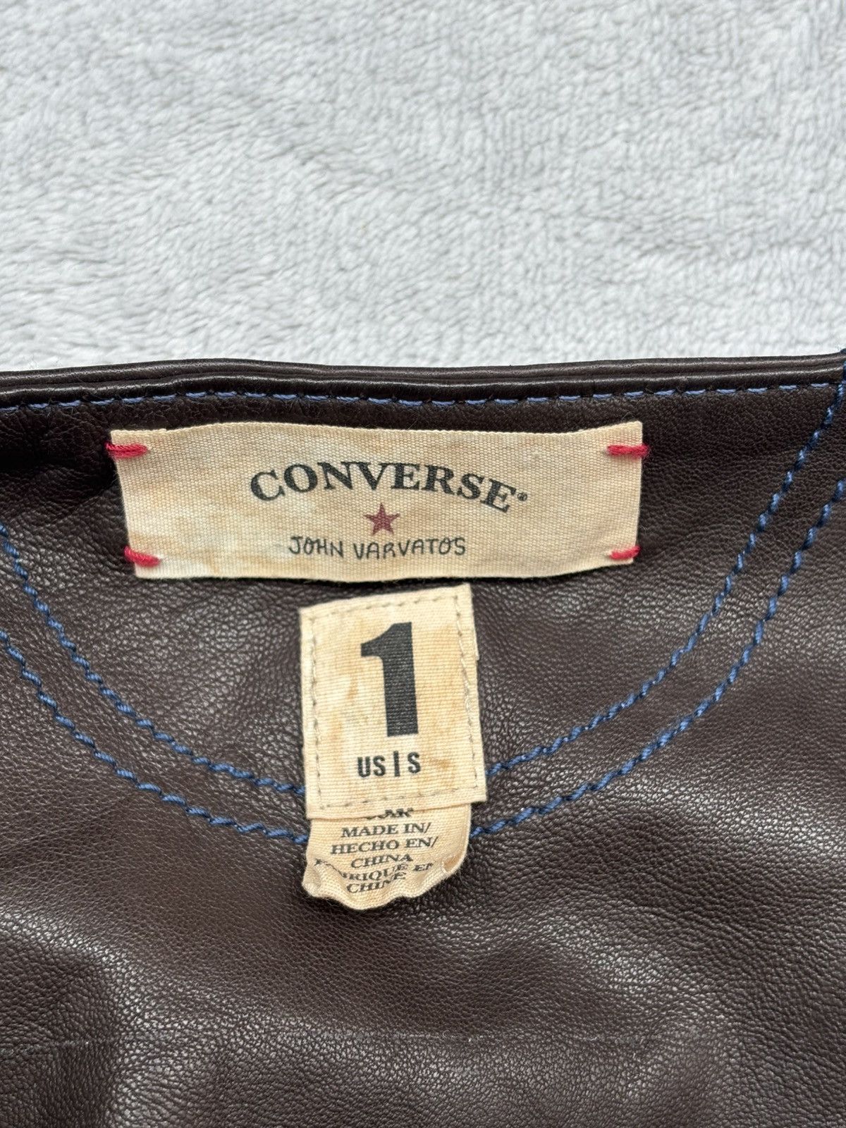 Converse Napoleon Corset Leather Vest Size XS / US 0-2 / IT 36-38 - 12 Thumbnail