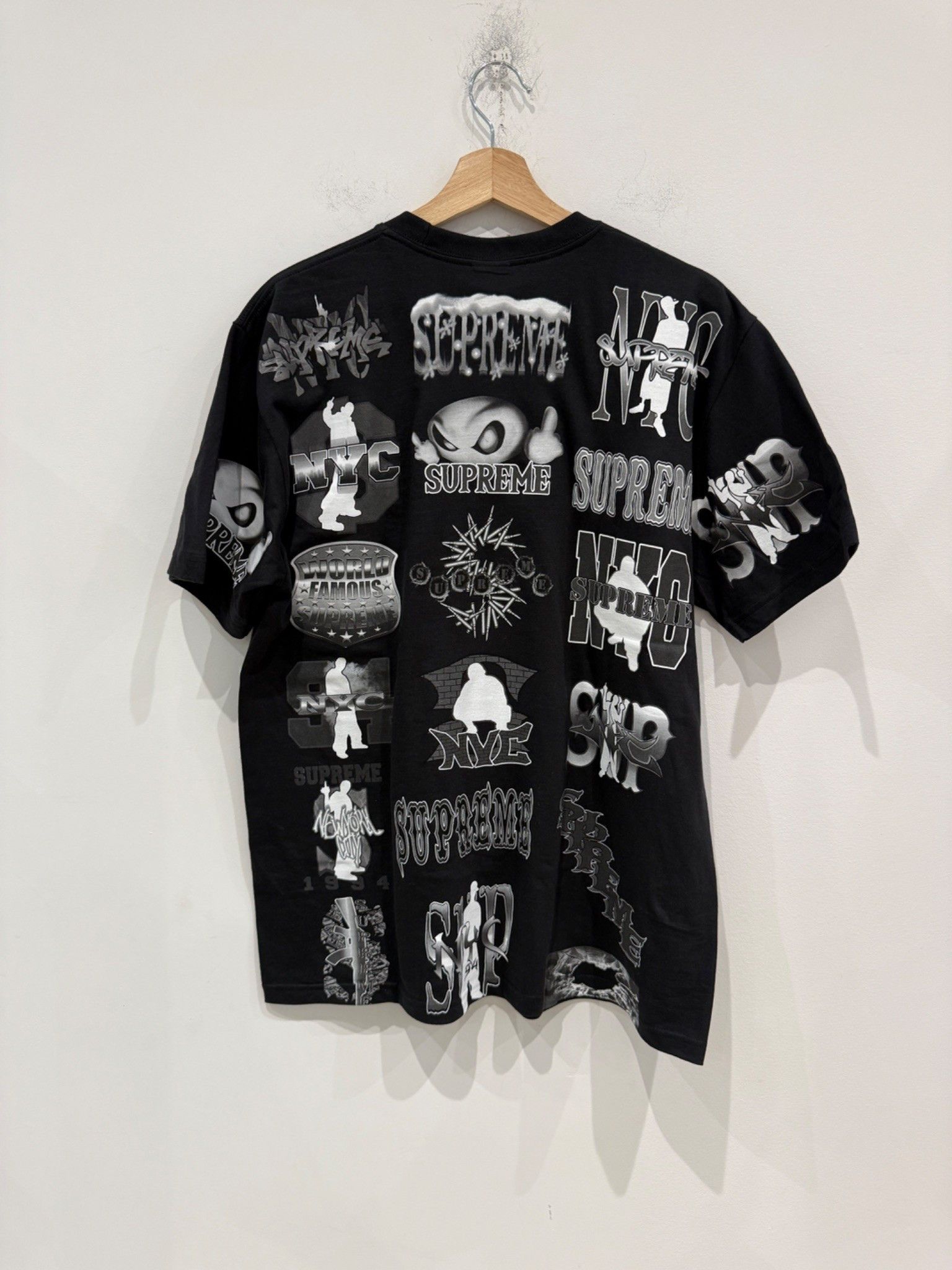 Supreme Supreme Flash Tee Black Size US M / EU 48-50 / 2 - 4 Thumbnail