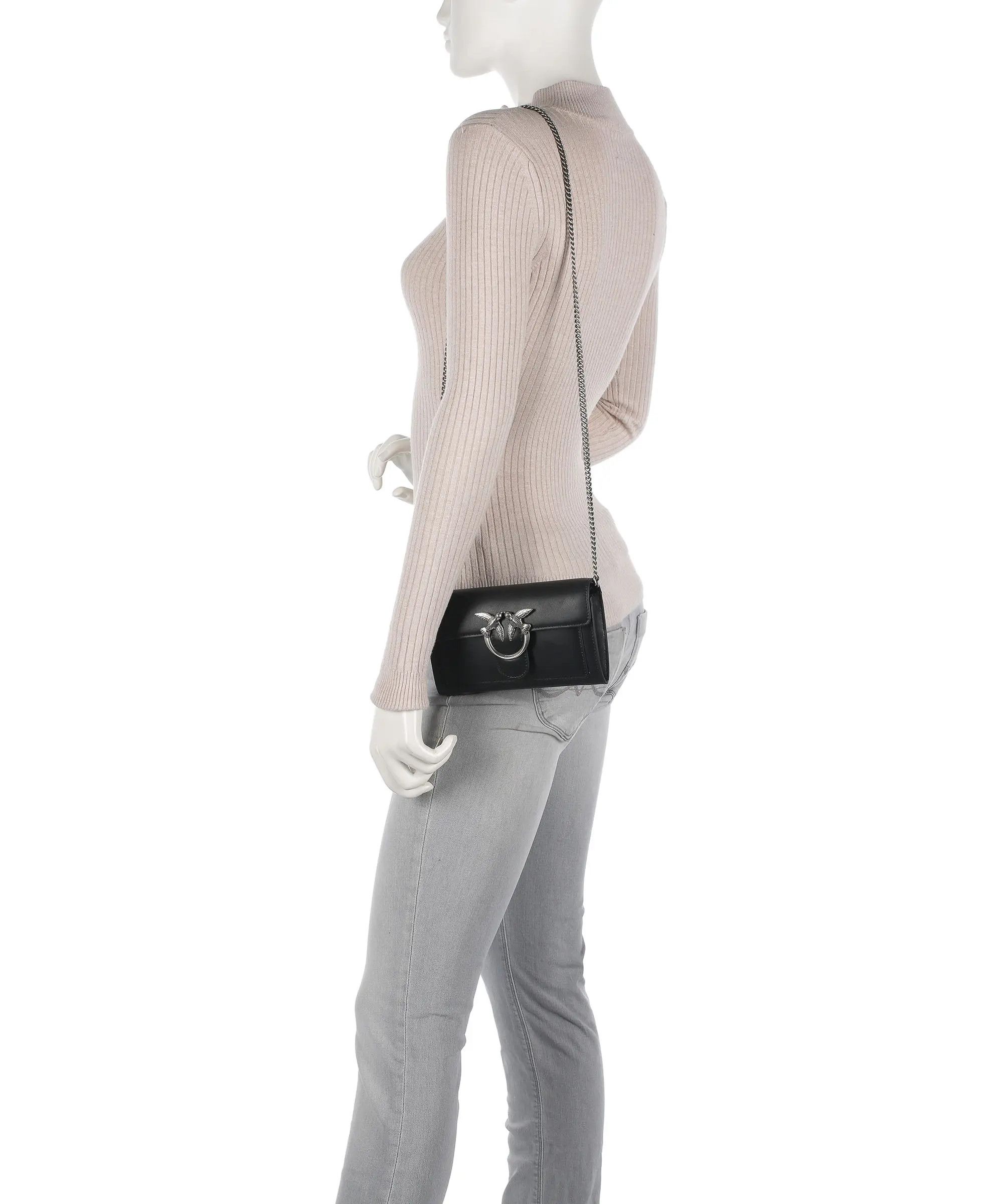 Pinko o1s22i1n0824 Size: OS / Love Crossbody Bag in Black Size ONE SIZE - 2 Thumbnail