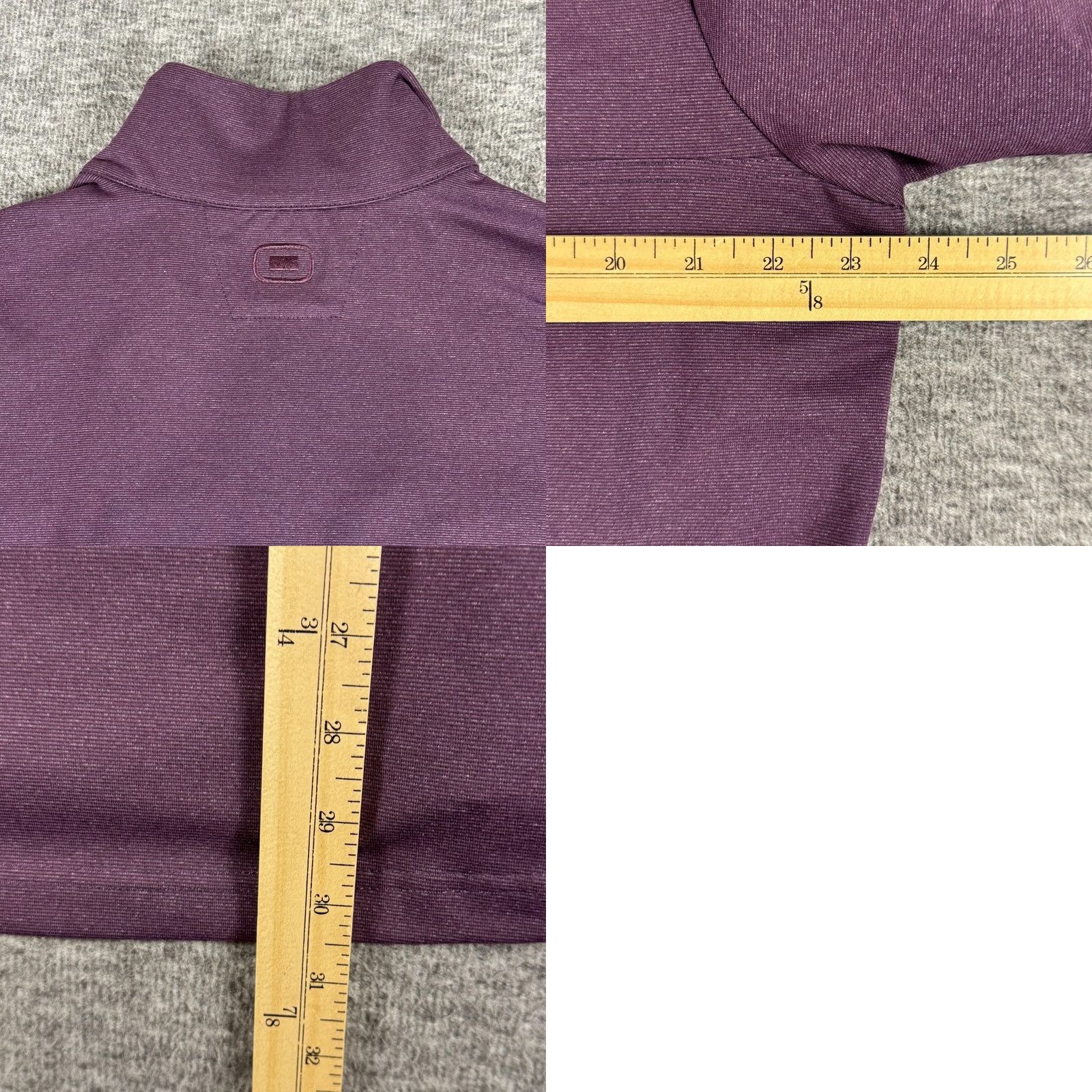 Vintage OGIO Ace Collection Pullover Large Purple Quarter Zip Long Sleeve Golf Shirt Mens Size US L / EU 52-54 / 3 - 8 Thumbnail