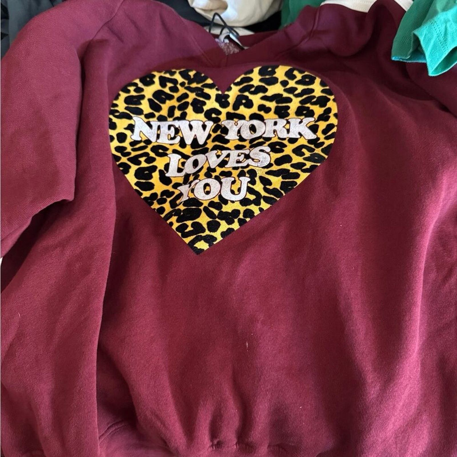 Daydreamer DAYDREAMER New York Loves You V-Neck Sweatshirt Size L New Size L / US 10 / IT 46 - 11 Thumbnail