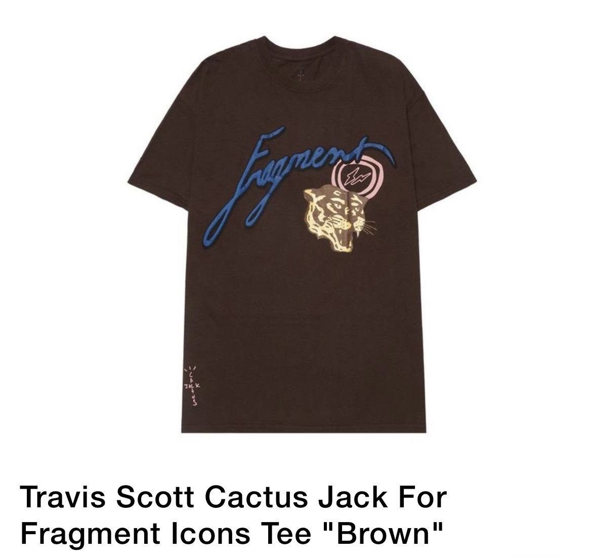 Travis Scott Travis Scott Cactus Jack For Fragment Icons “Brown” Size US M / EU 48-50 / 2 - 1 Thumbnail