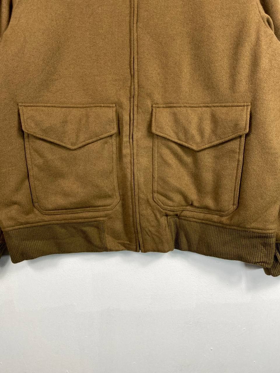 Japanese Brand uniqlo japanese brand wool bomber jacket nice design Size US XL / EU 56 / 4 - 2 Thumbnail