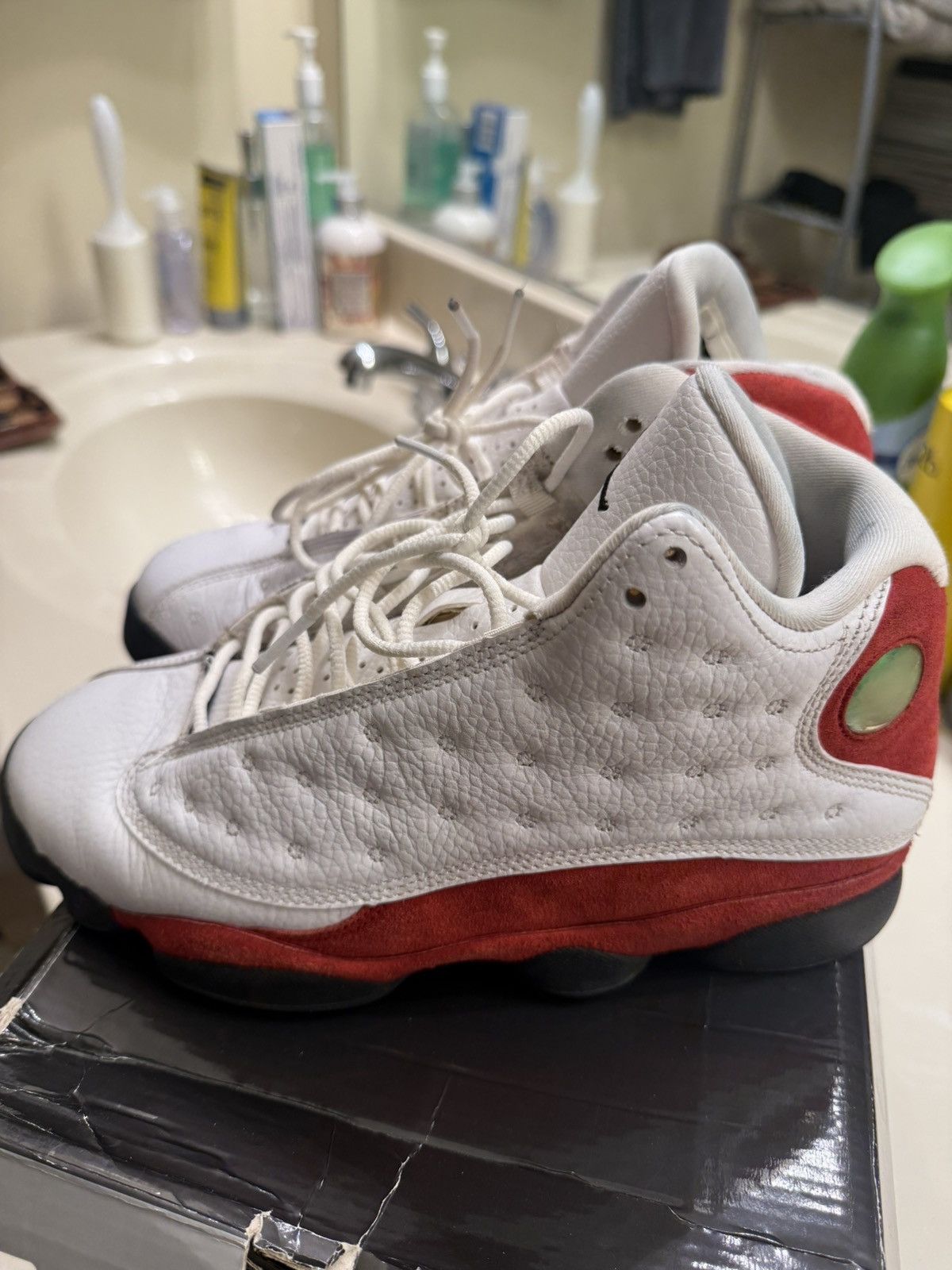 Nike air Jordan brand Chicago's bulls size 8 2010 cherry