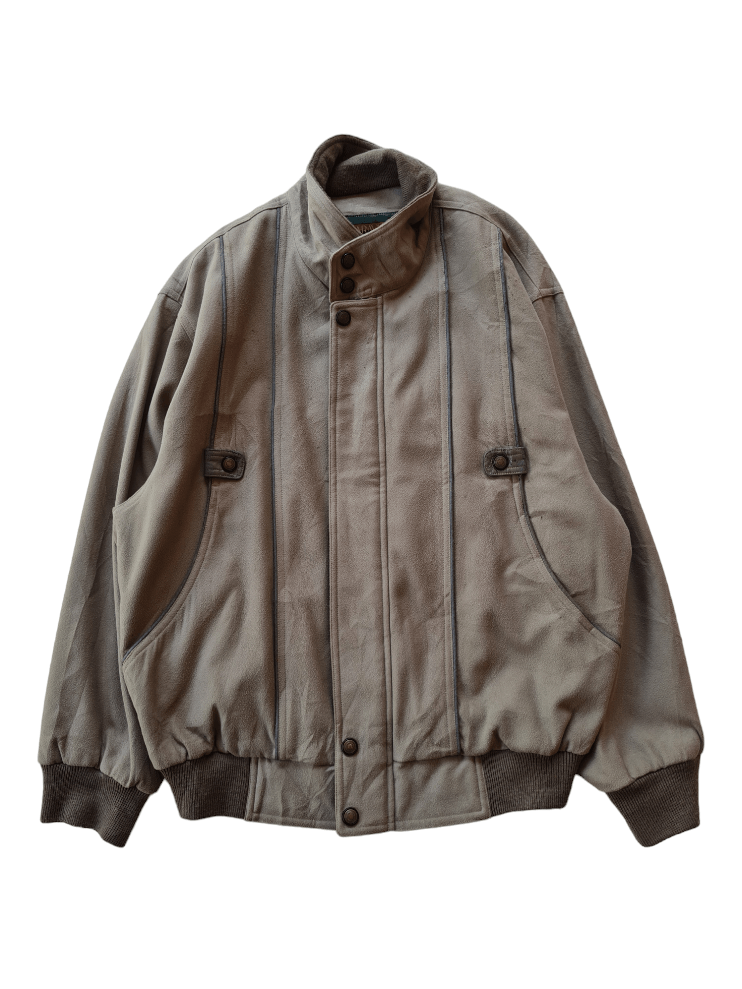 Vintage Caravach Bomber Jacket Issey Miyake Style Size US M / EU 48-50 / 2 - 2 Thumbnail