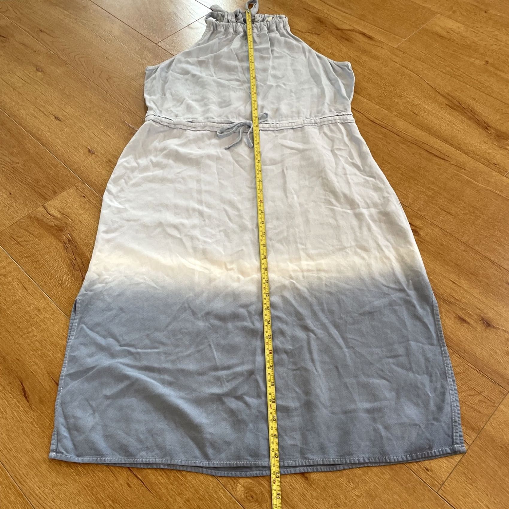 Splendid Splendid Dress M Falmouth Blue Tie Dye Sleeveless Midi Halter Boho A-Line Womens Medium Blue Size M / US 6-8 / IT 42-44 - 7 Thumbnail