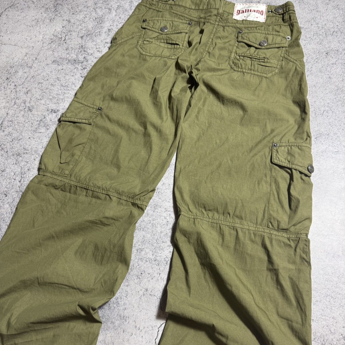John Galliano NEW Galliano Rare Fighters Club Cargo Pants Size 24" / US 00 / IT 34 - 4 Thumbnail