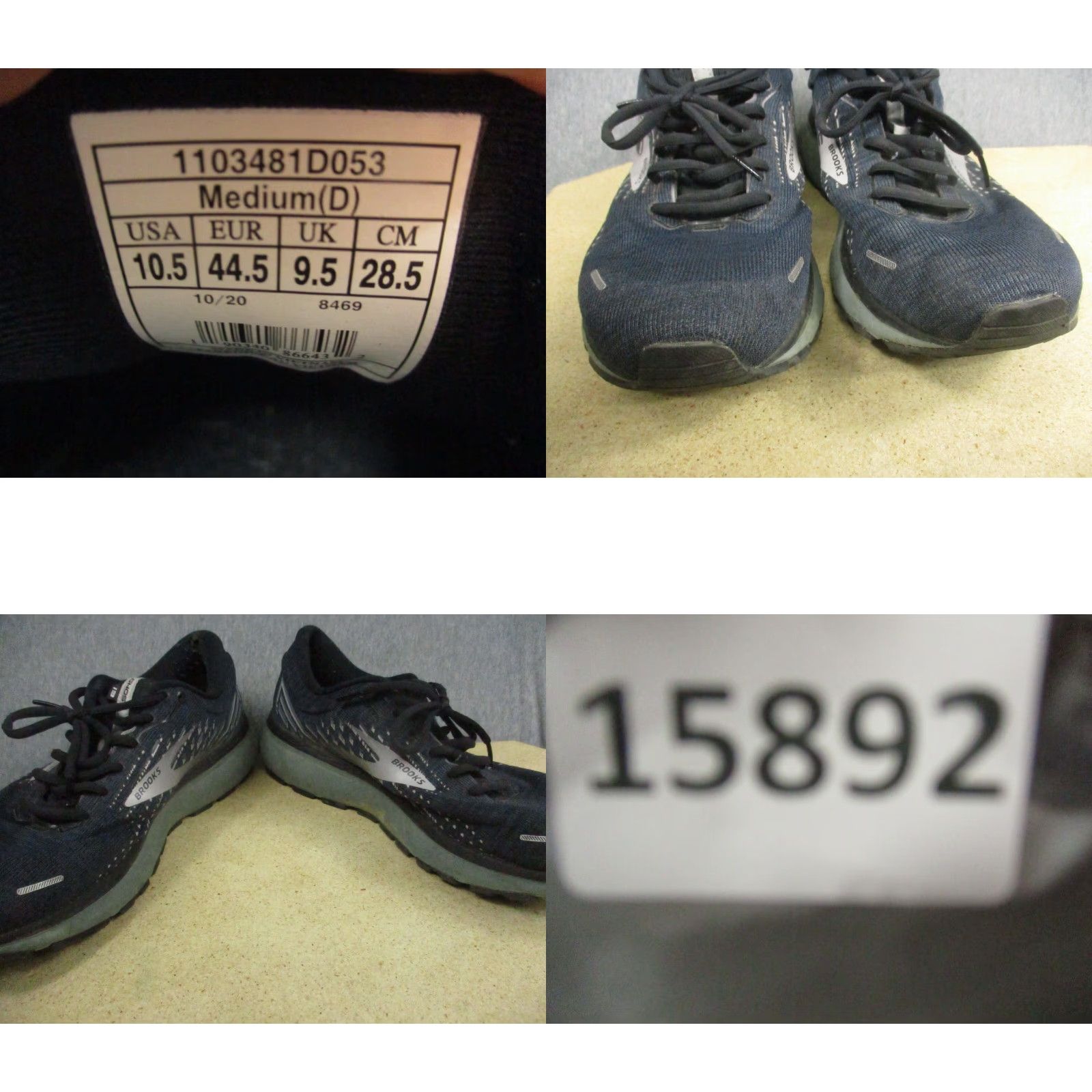 Brooks Brooks Ghost 13 Men's Running Shoes Gray D Size 10.5 Low Top Sneakers Athletic Casual Sports 2020 Vintage No Size US L / EU 52-54 / 3 - 8 Thumbnail