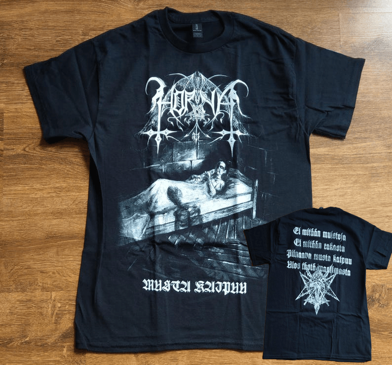 Gildan HORNA - Musta Kaipuu T-Shirt 2side Size US S / EU 44-46 / 1 - 1 Thumbnail