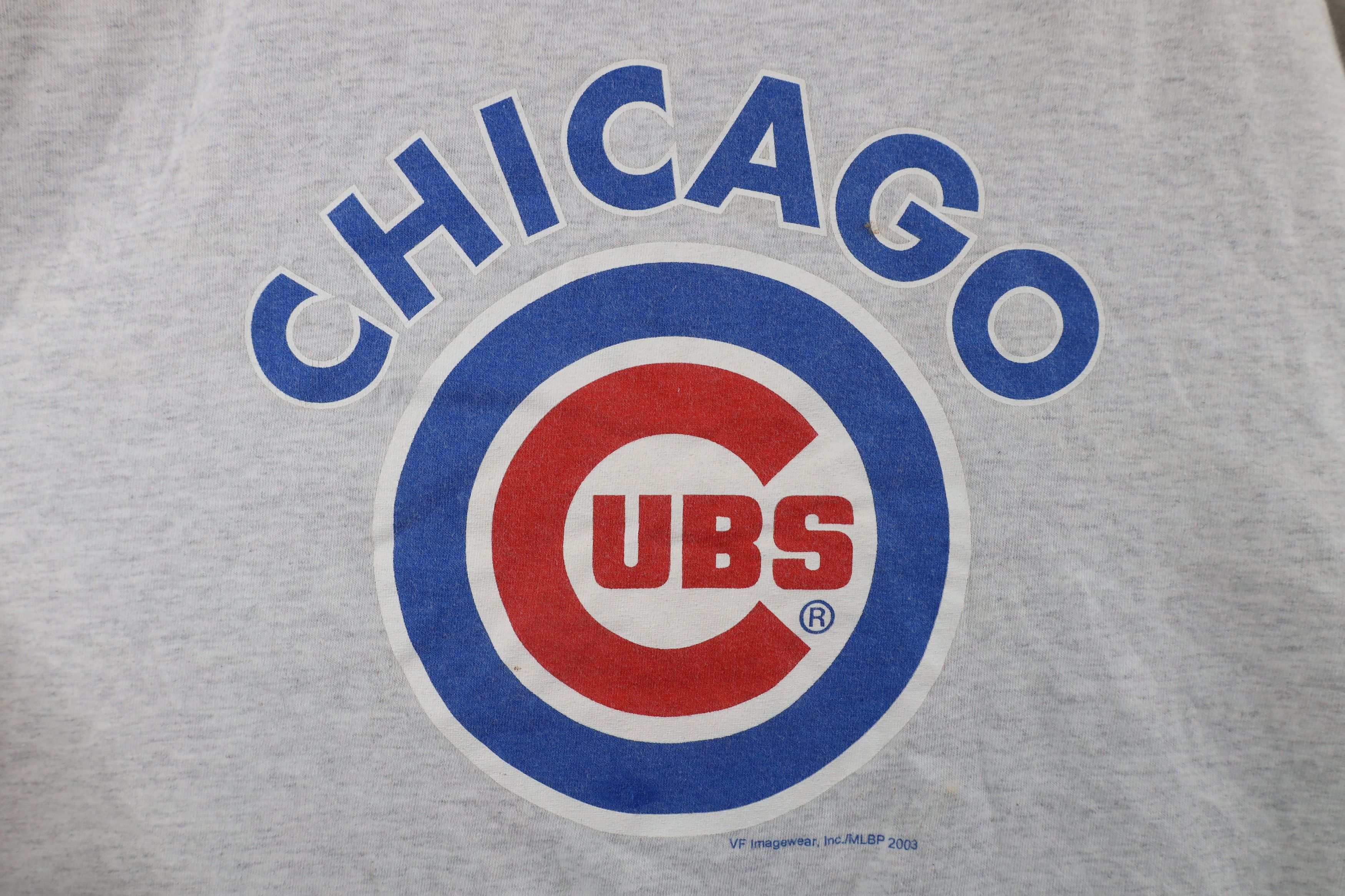 Vintage Vintage Y2K 2003 Out Chicago Cubs Baseball T-Shirt Gray Size US XL / EU 56 / 4 - 4 Thumbnail