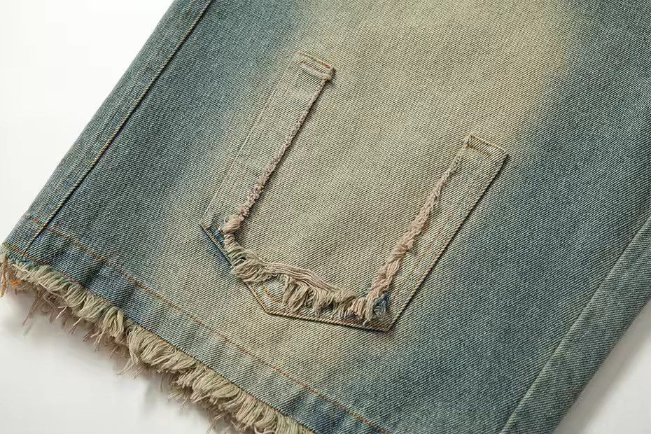 Japanese Brand × Jean Vintge Patchwork Pocket Short Jean Size US 32 / EU 48 - 8 Thumbnail