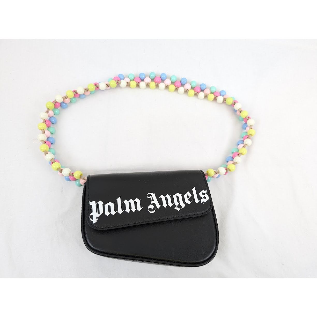Palm Angels o1rshd1 Size: OS / Beads Strap Crash Bag in Black/White Size ONE SIZE - 2 Thumbnail