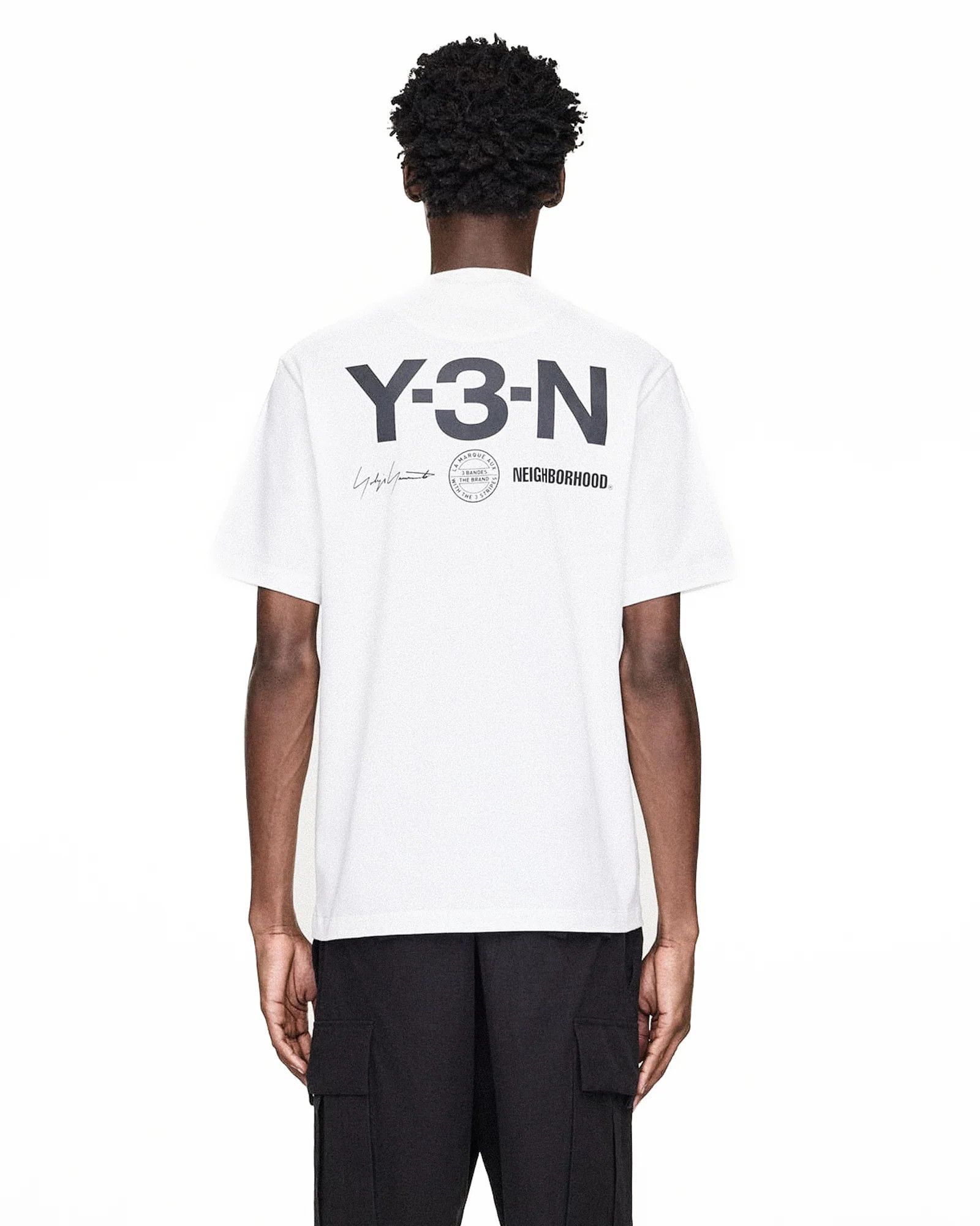Adidas × Y-3 o1mle0526 Graphic Short Sleeve T-Shirt in White Size US M / EU 48-50 / 2 - 4 Thumbnail