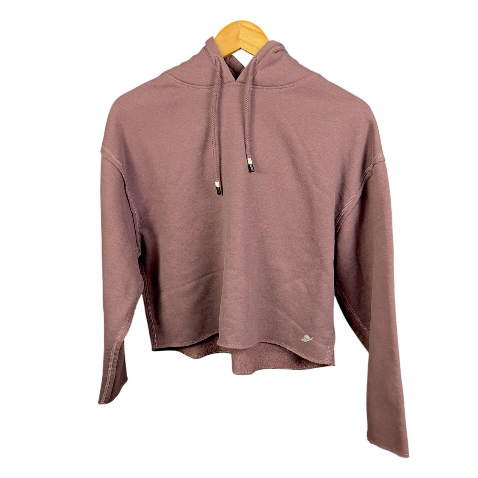 Other Fundamental Coast Women's Small Plum Boxy Cropped Hoodie Size S / US 4 / IT 40 - 8 Thumbnail