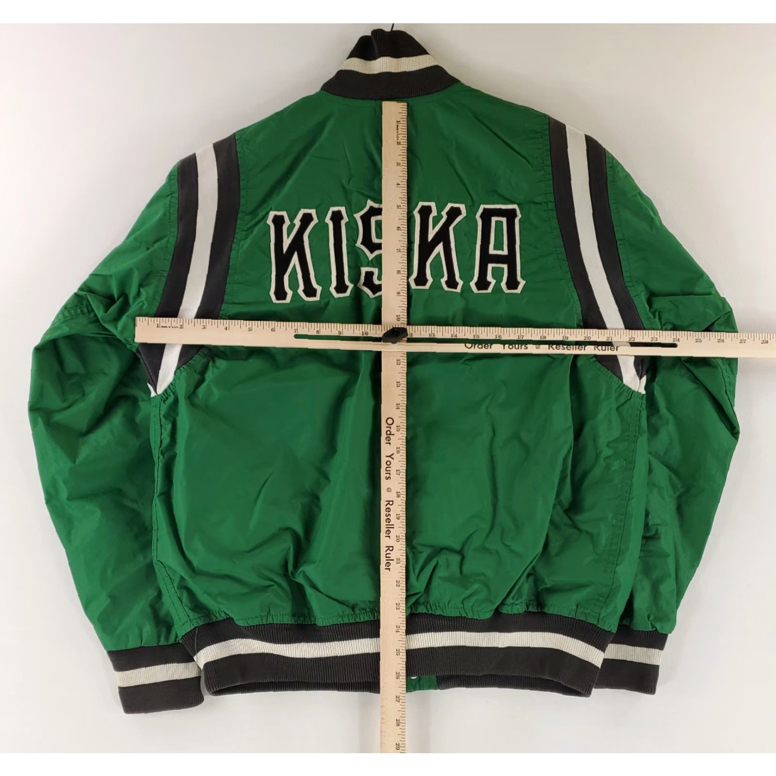 Wilson VINTAGE Wilson Jacket 70s 80s Made USA Kiska Green Snap Mens L 40 Windbreaker Jacket Green Mens L Size US L / EU 52-54 / 3 - 6 Thumbnail