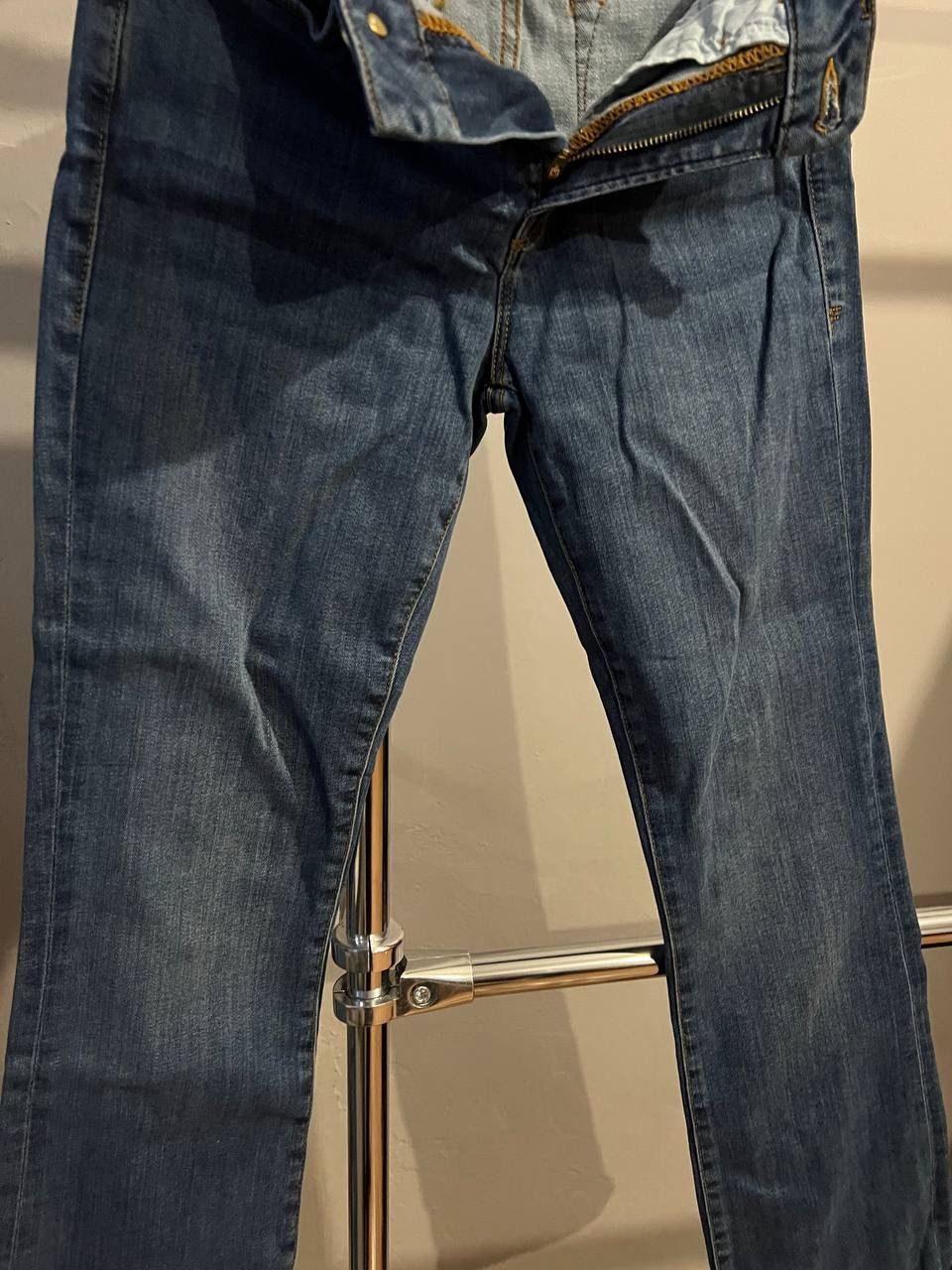 Frame $299 FRAME LE MINI ICON BOOT JEANS WOMENS SIZE 27 BLUE MID Size US 27 - 10 Thumbnail