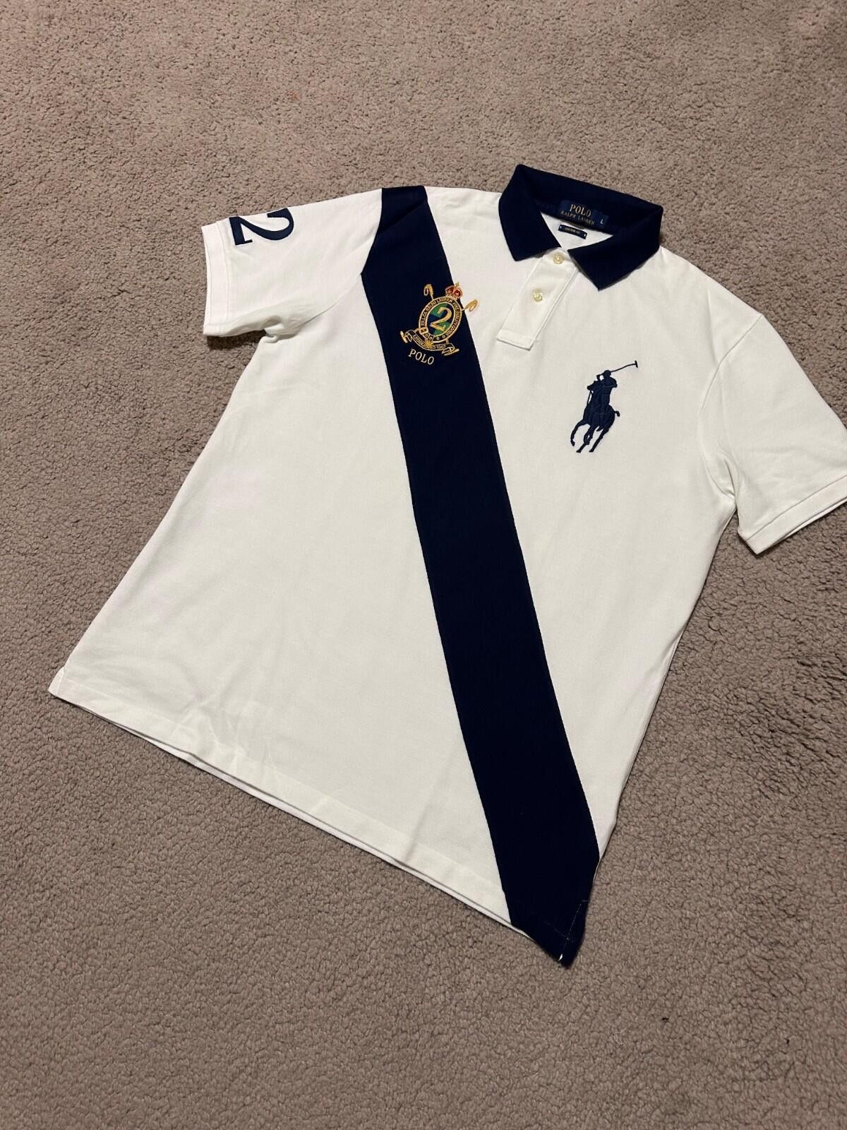 Polo Ralph Lauren Men Polo Ralph Lauren Custom Slim Fit Polo Sz L Size US L / EU 52-54 / 3 - 2 Thumbnail